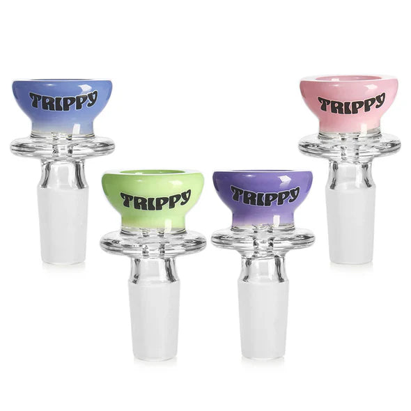Trippy | 14mm Bowl with Solid Colour – Assorted [BB-TRPY-06] / 1 pcs