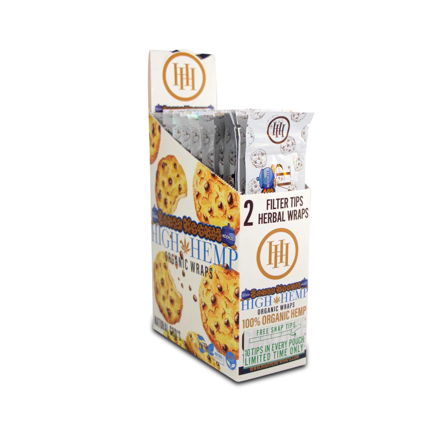 High Hemp | Organic Wraps Wraps – 2 Count (25 Packs / Box)