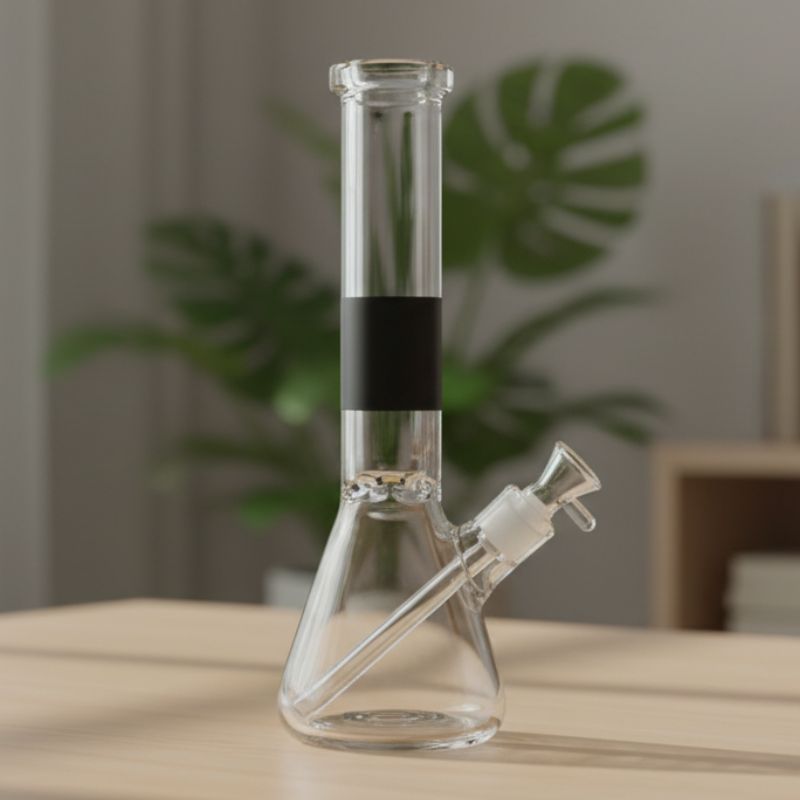 Xtreme| 14" Beaker Base 7mm Glass Bong-Dark Blue [C1035-1]