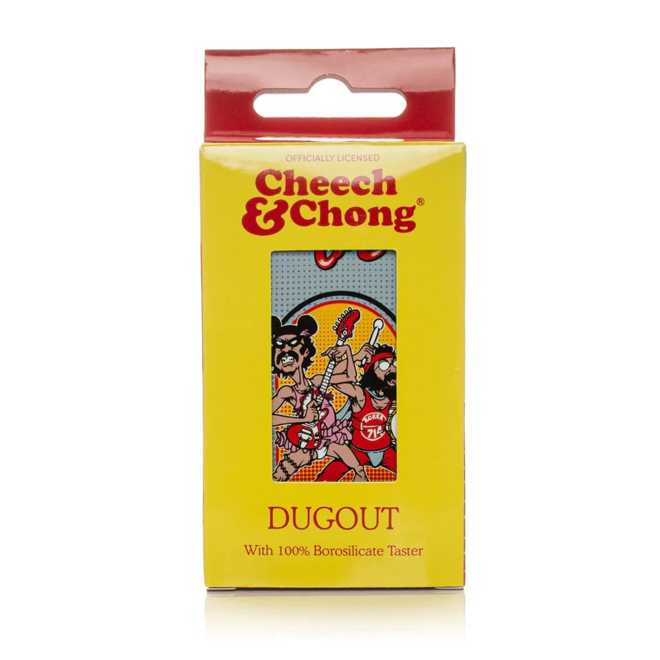 Cheech & Chong | 3.8" Earache Dugout W/Borosilicate Taster