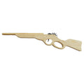 Wood Gun Rifle made with pine natural wooden decoration, hand crafted [CD-4521]