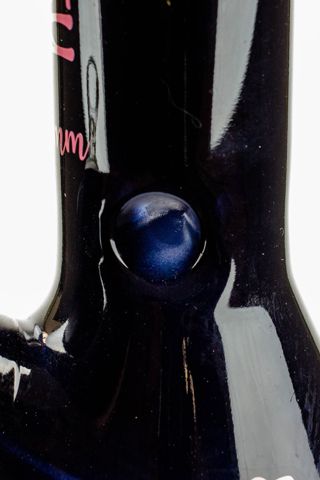 12" Kitty black 7 mm glass beaker bong [CD2001]