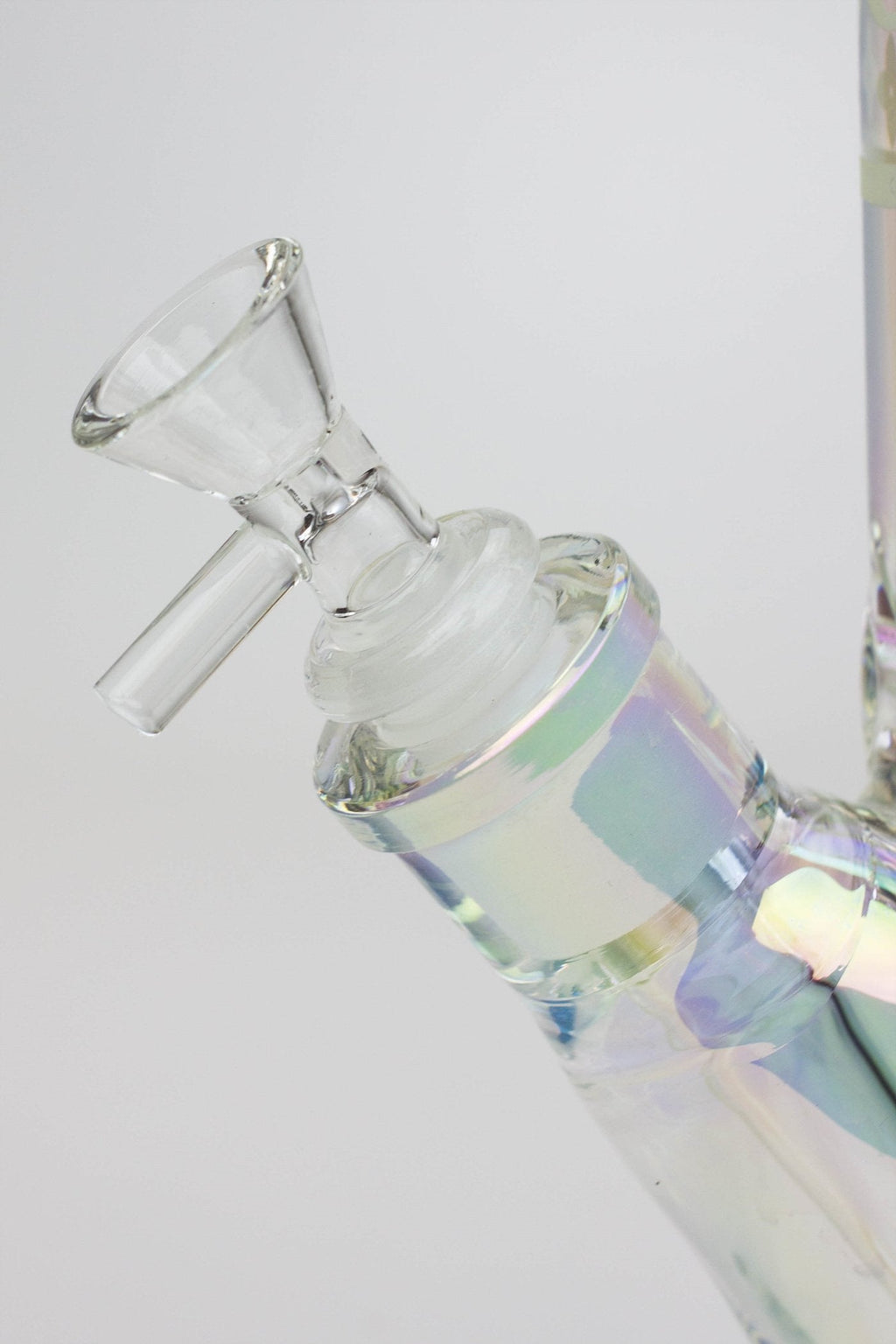 14" Luxury Logo 7 mm classic Electroplated Straight Tube Bong