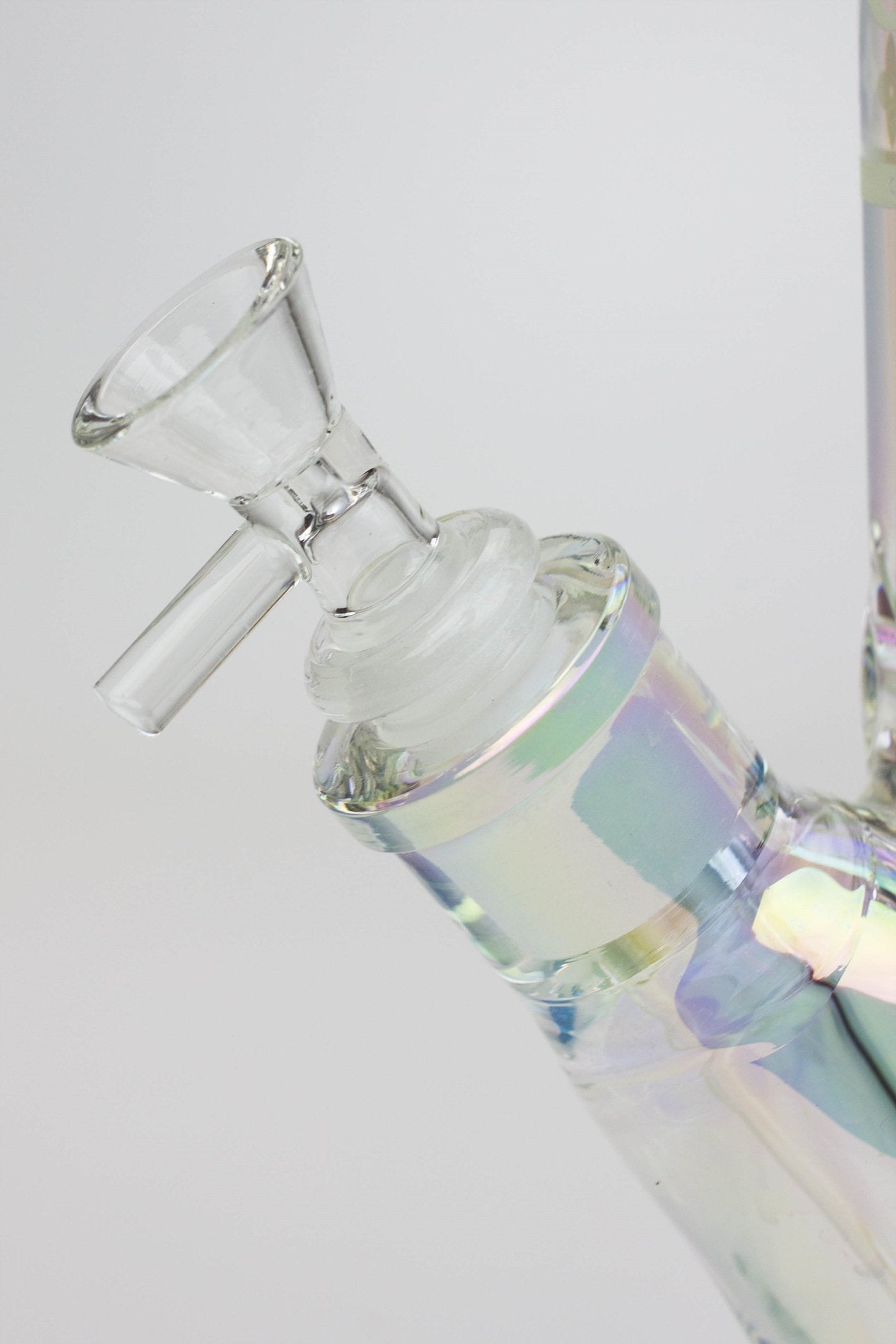 14" Luxury Logo 7 mm classic Electroplated Straight Tube Bong