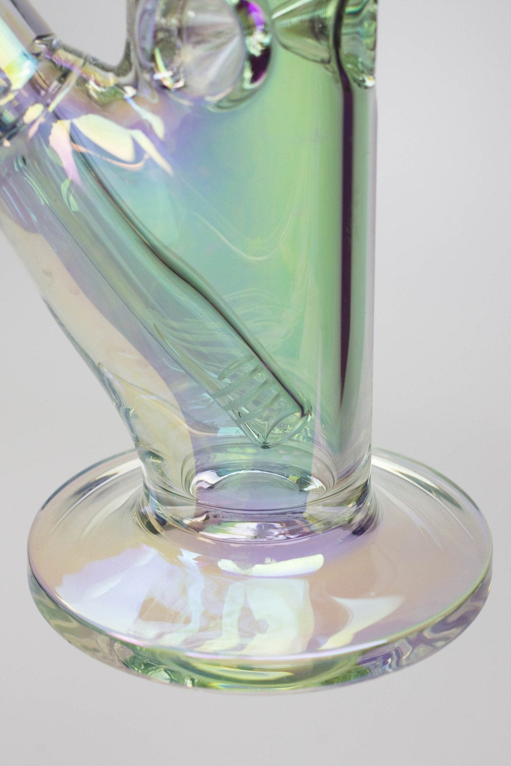 14" Luxury Logo 7 mm classic Electroplated Straight Tube Bong
