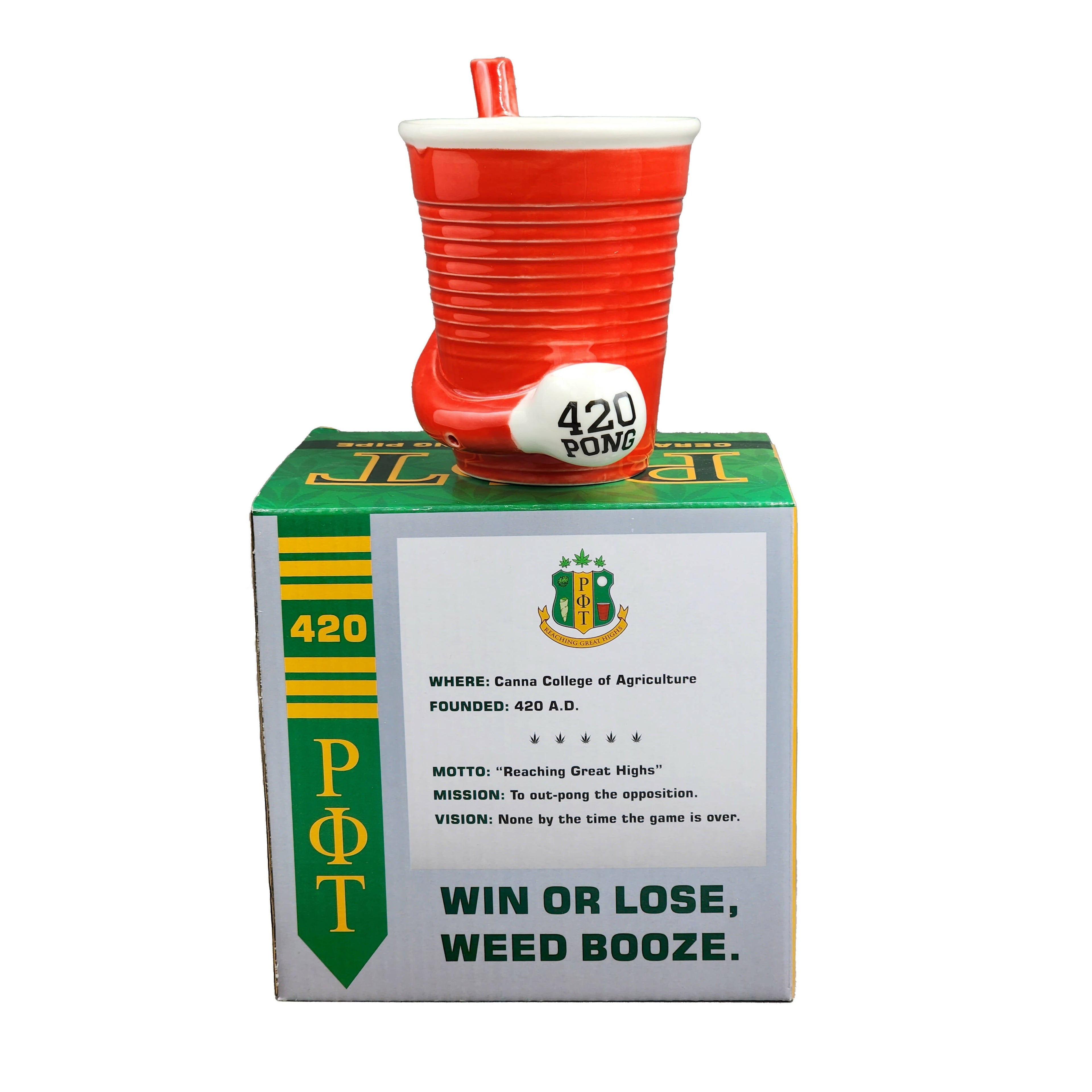 Beer pong pipe Mug