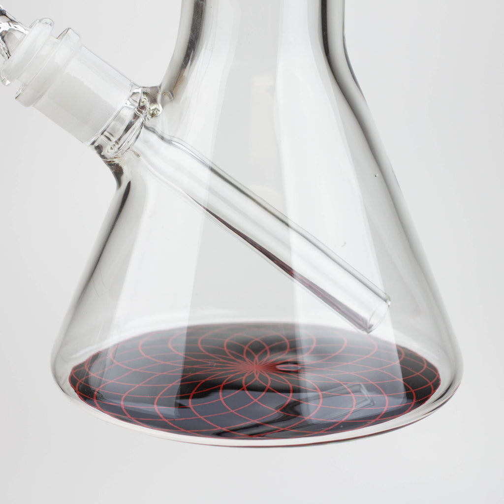 16" TOKE 7 mm glass water beaker bong