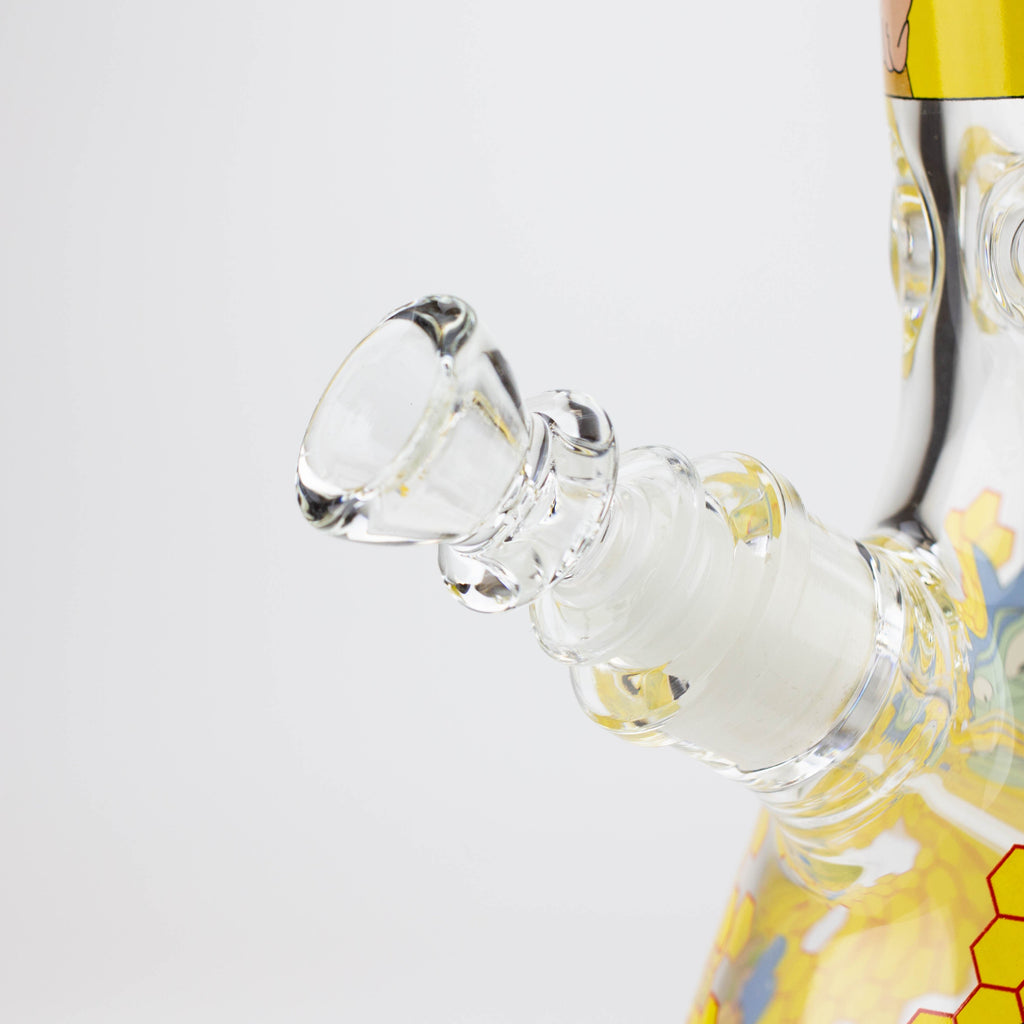 14" RM decal 7 mm glass water bong