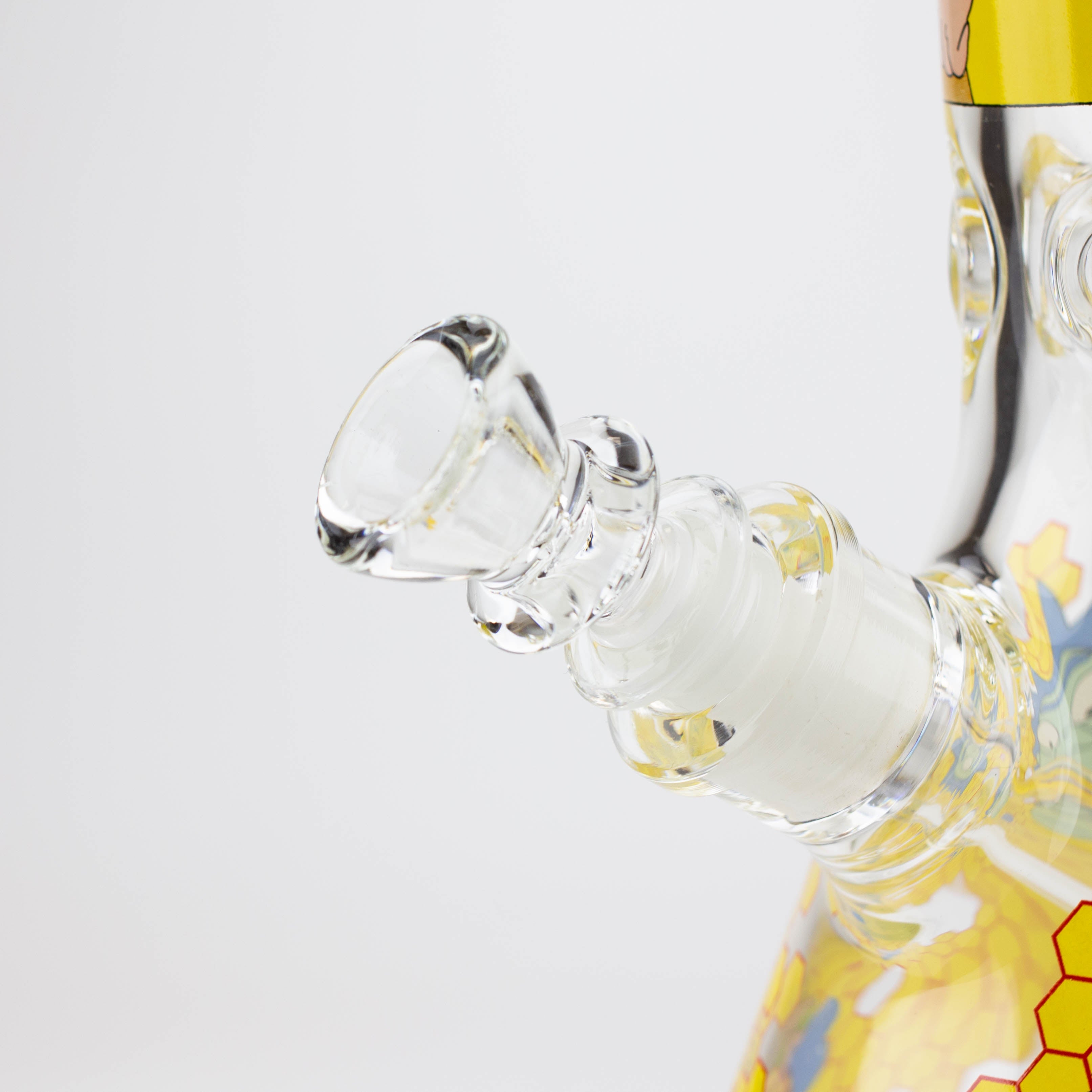 14" RM decal 7 mm glass water bong