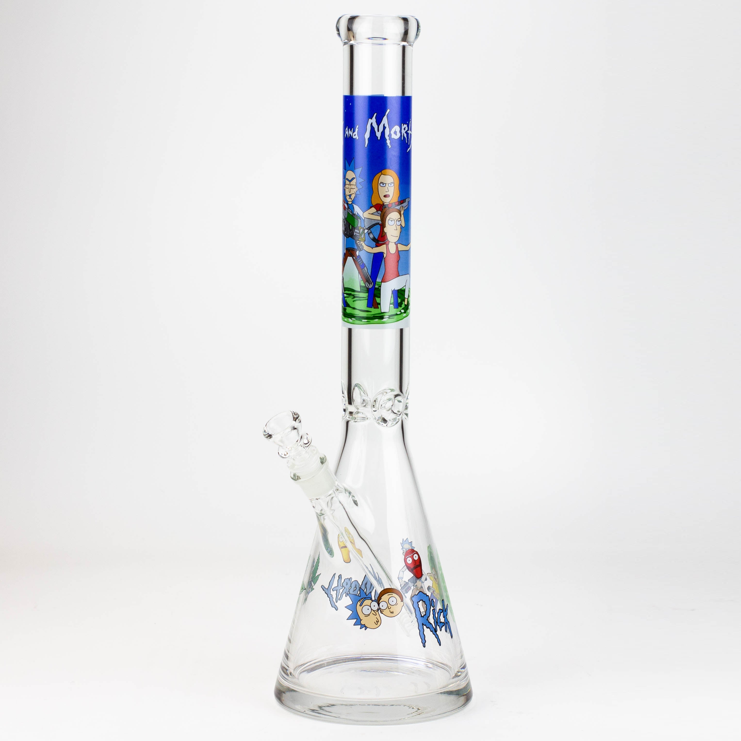20" RM decal 7 mm glass water bong