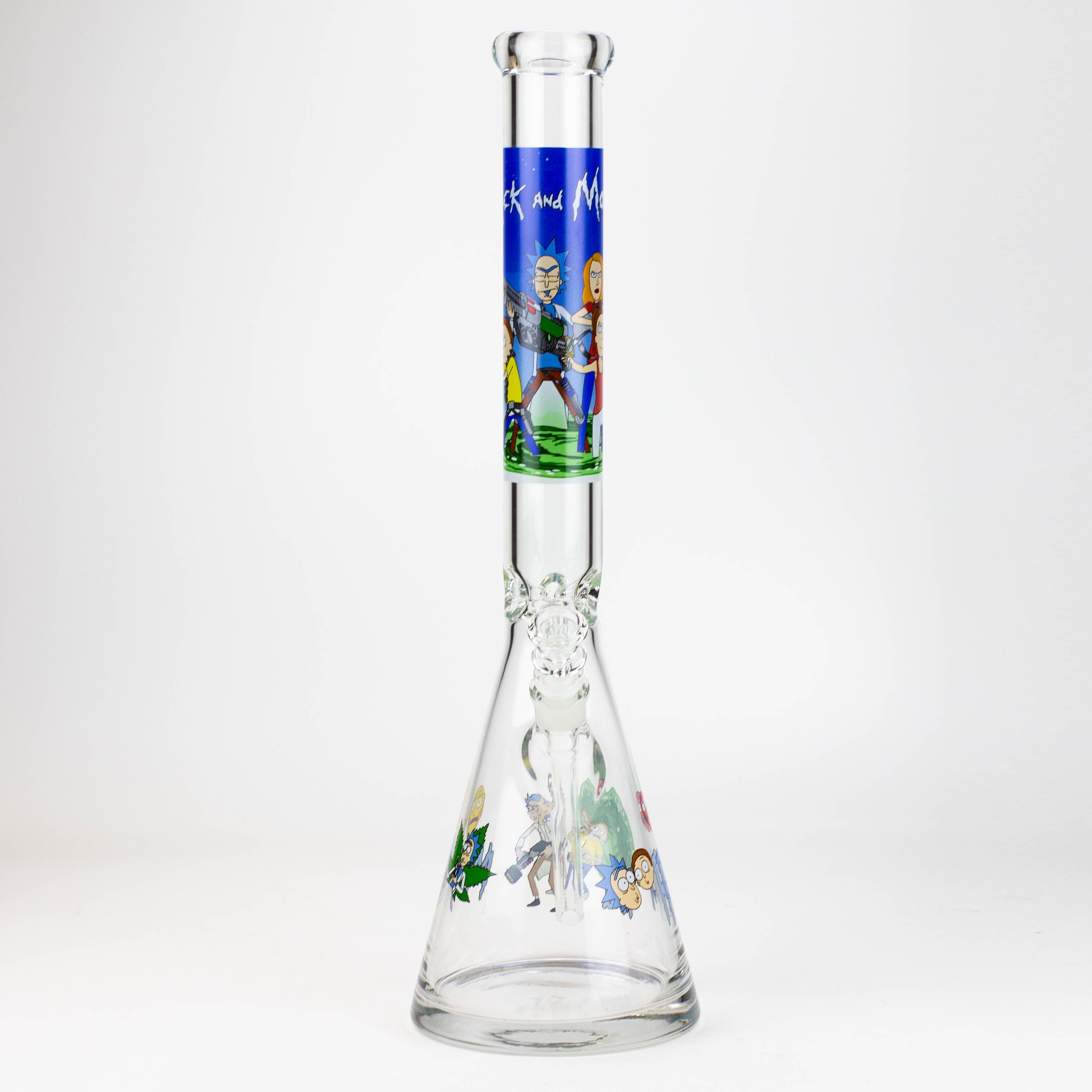 20" RM decal 7 mm glass water bong