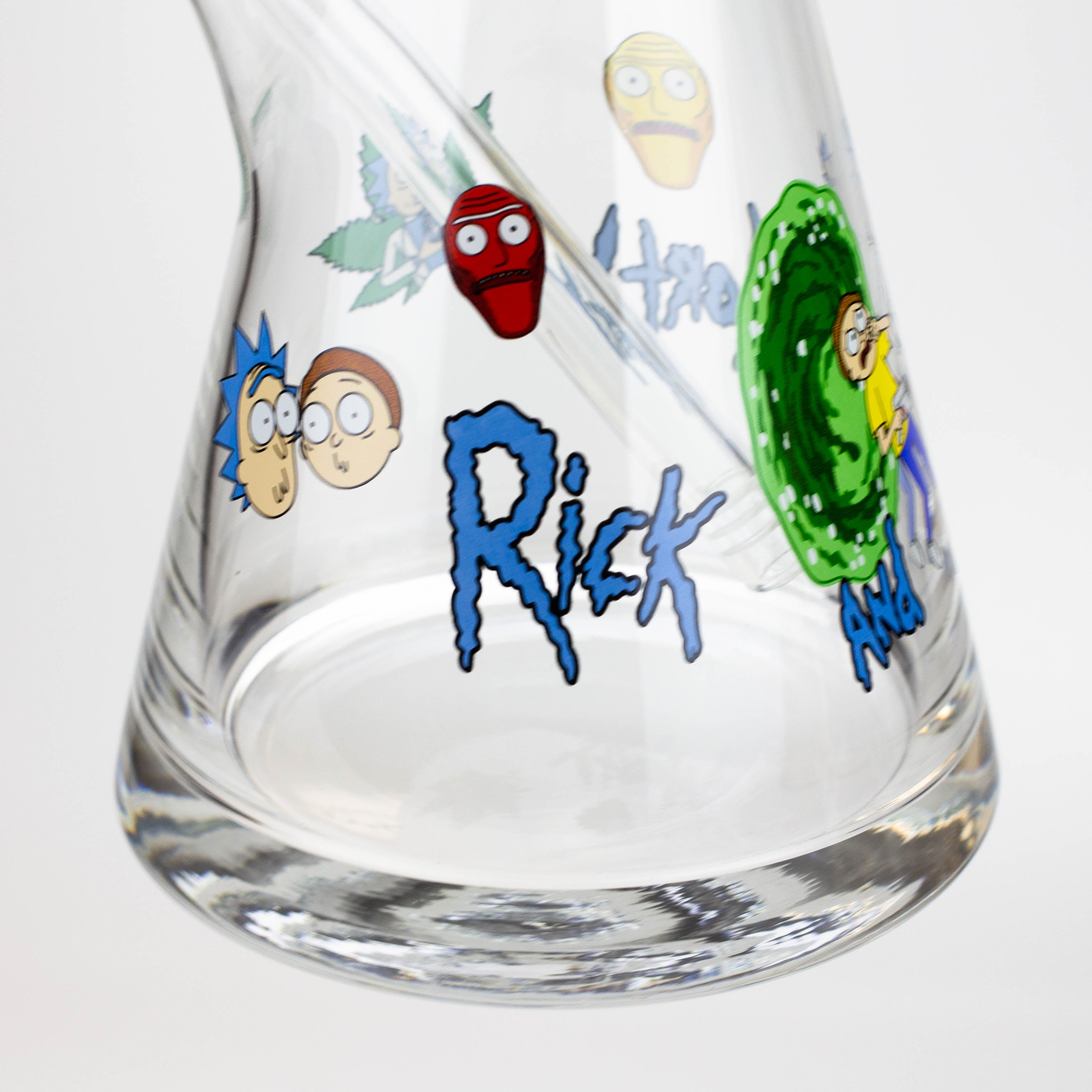 20" RM decal 7 mm glass water bong