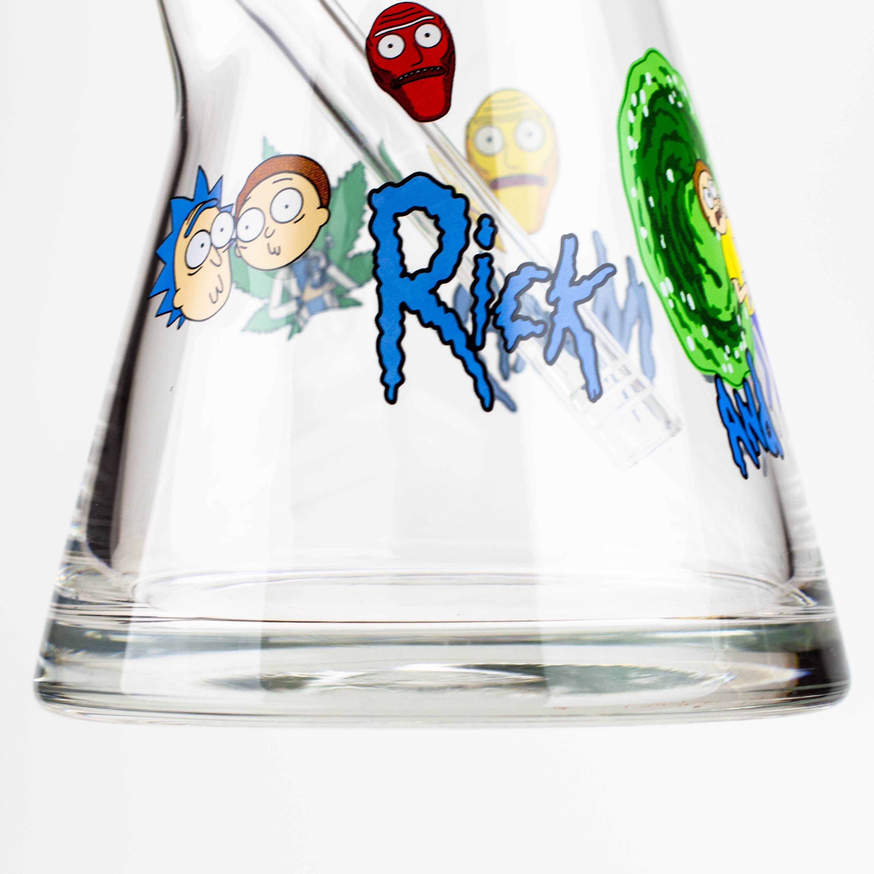 20" RM decal 7 mm glass water bong