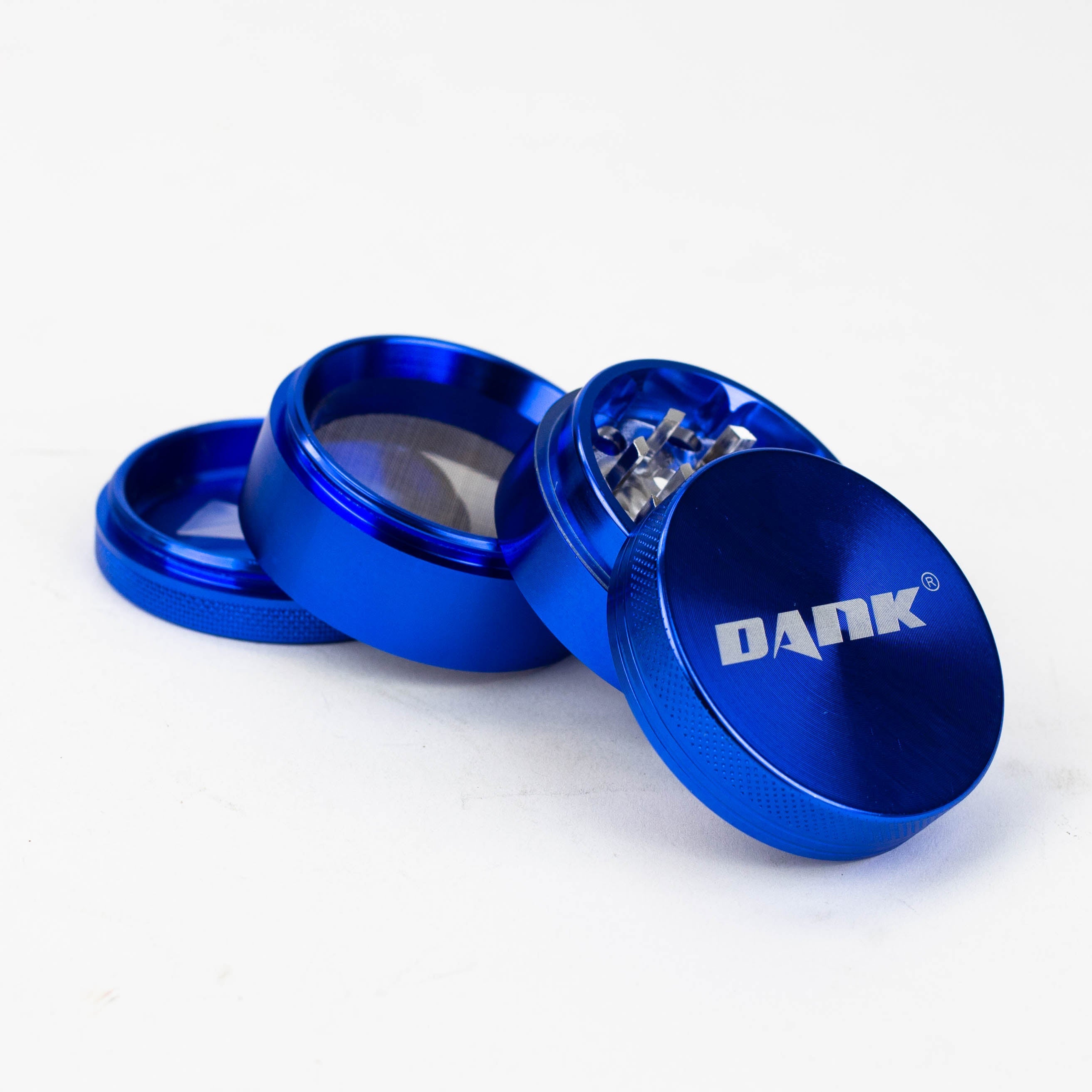 DANK 4 parts 50 mm Aluminum grinder Box of 6