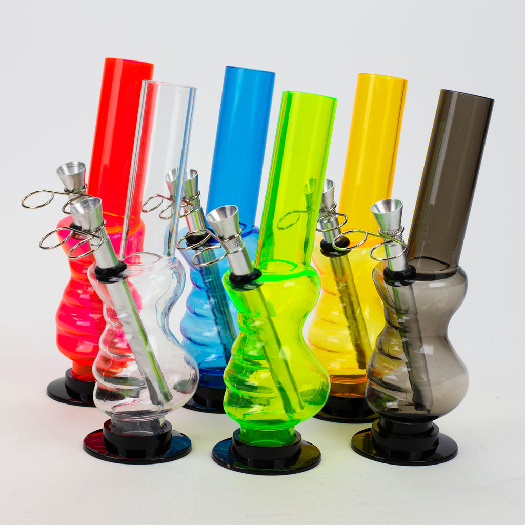 8" acrylic water pipe assorted [FD series]