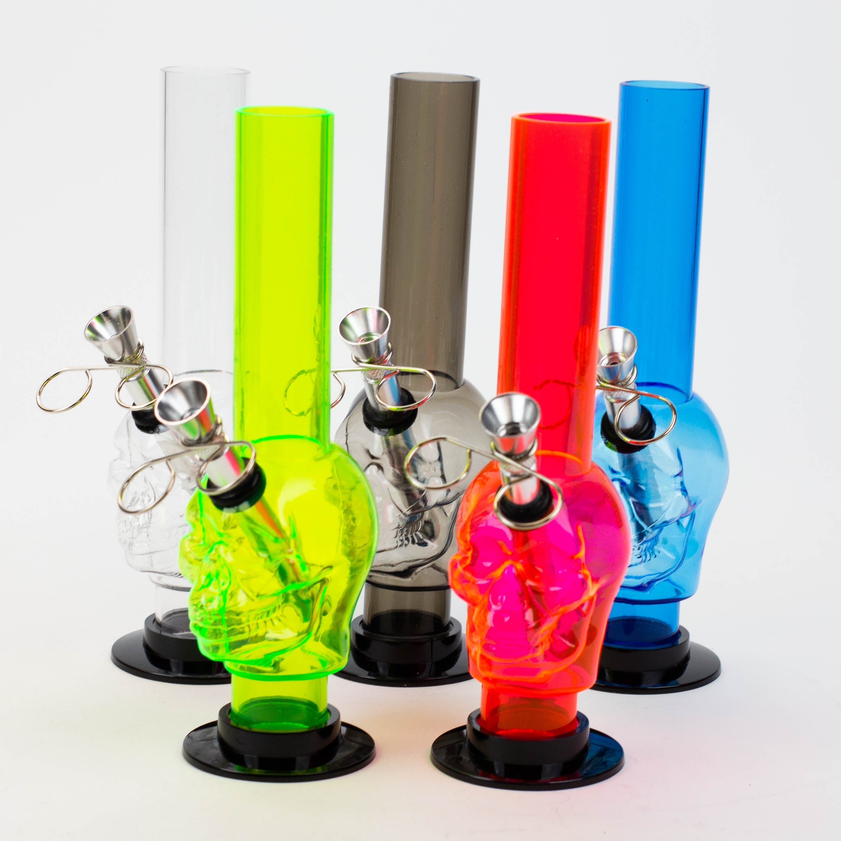 8" acrylic water pipe assorted [FD series]