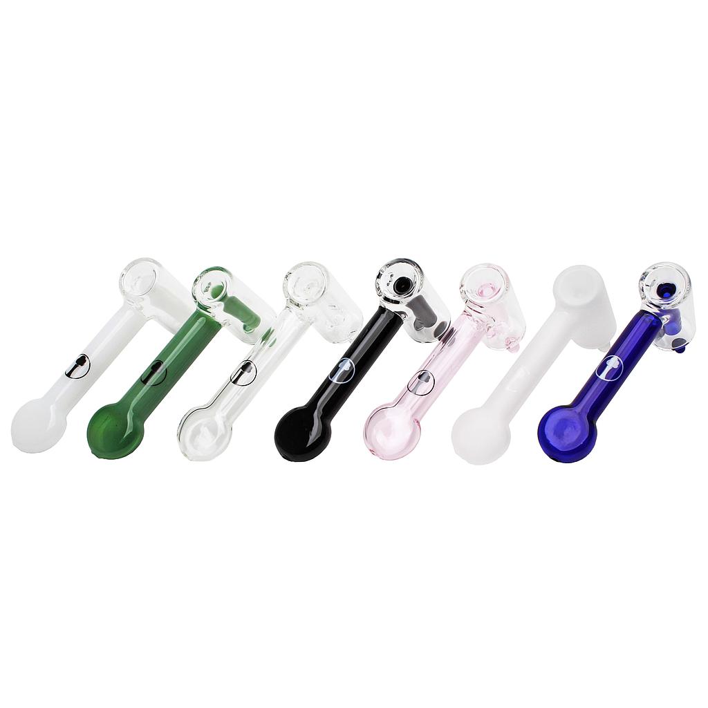 Tree Glass | 4.5" Thin Showerhead Hammer Glass Bubbler