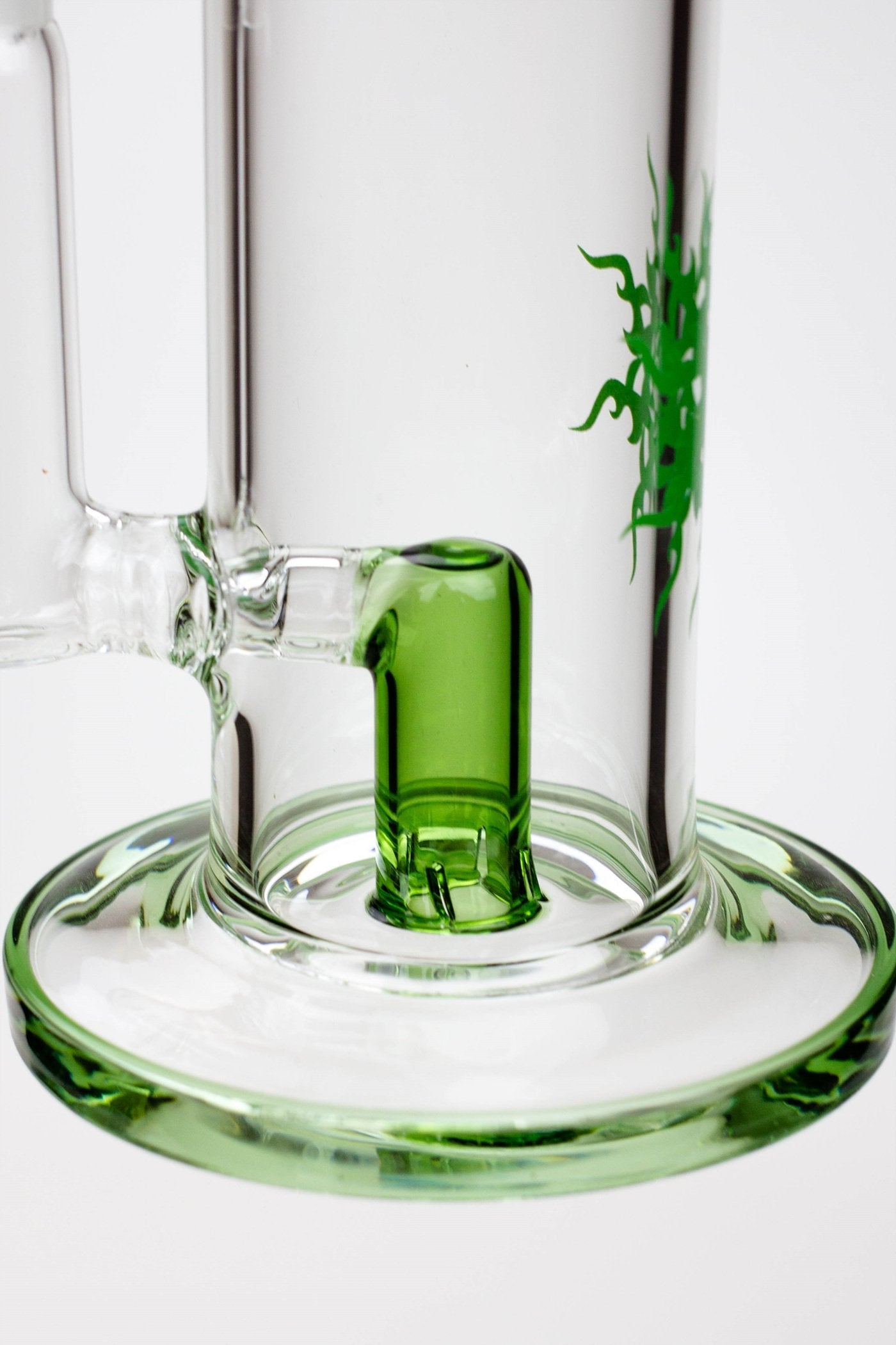 8" HAZE 2-in-1 shower head diffuser Bent Neck Dab Rig[HZ024]