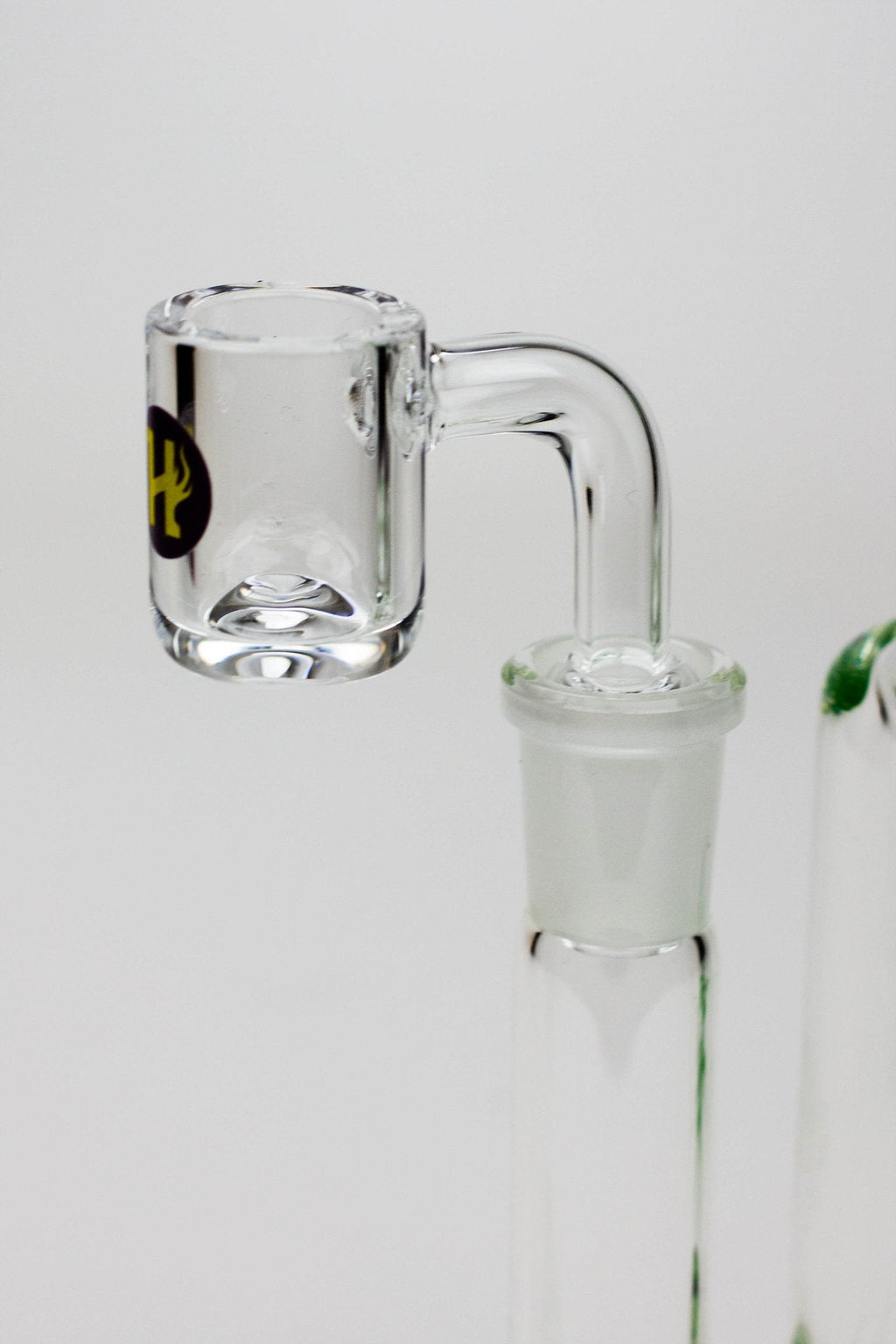 8" HAZE 2-in-1 shower head diffuser Bent Neck Dab Rig[HZ024]