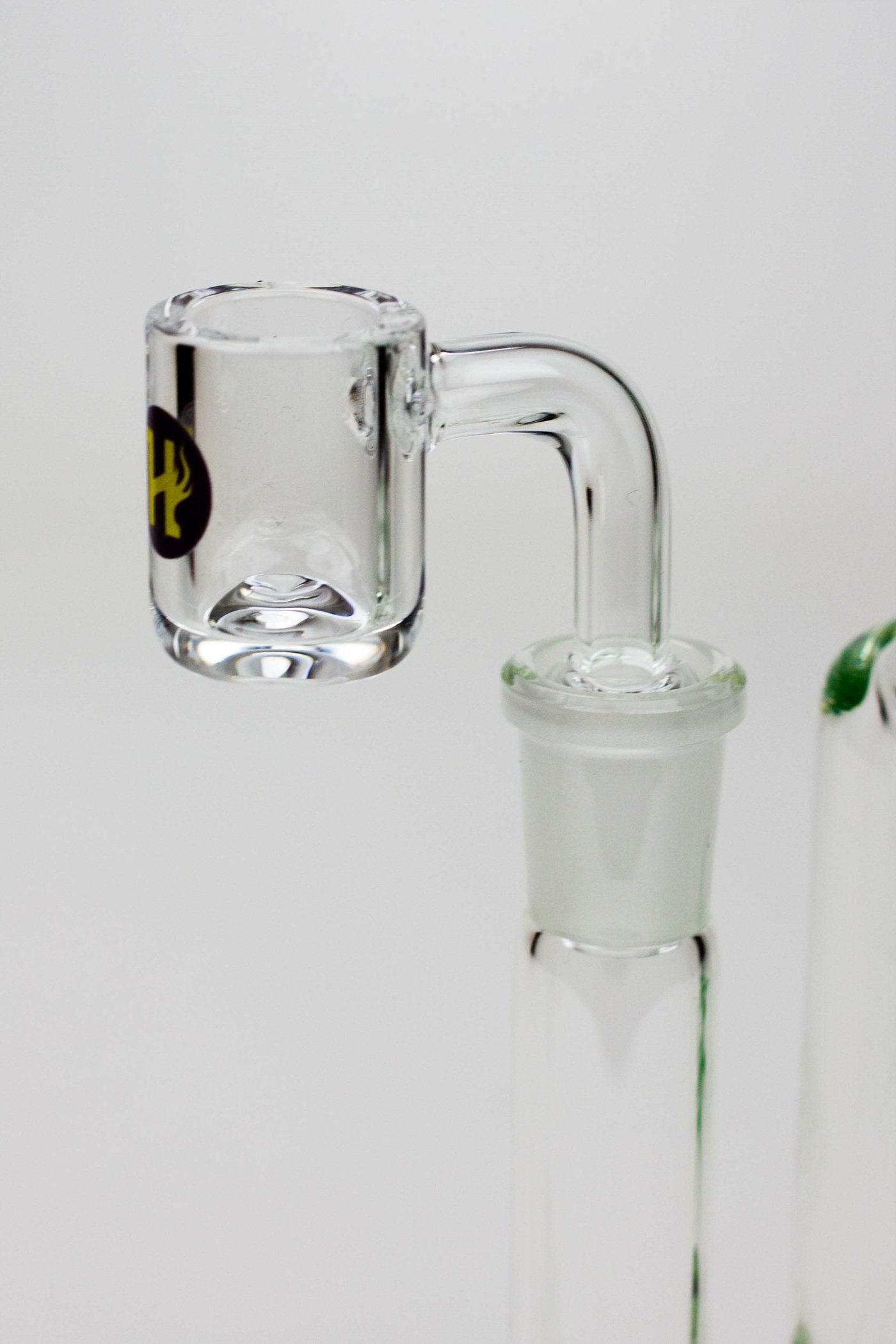 8" HAZE 2-in-1 shower head diffuser Bent Neck Dab Rig[HZ024]