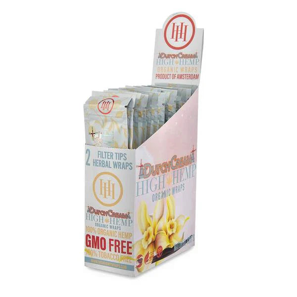High Hemp | Organic Wraps Wraps – 2 Count (25 Packs / Box)