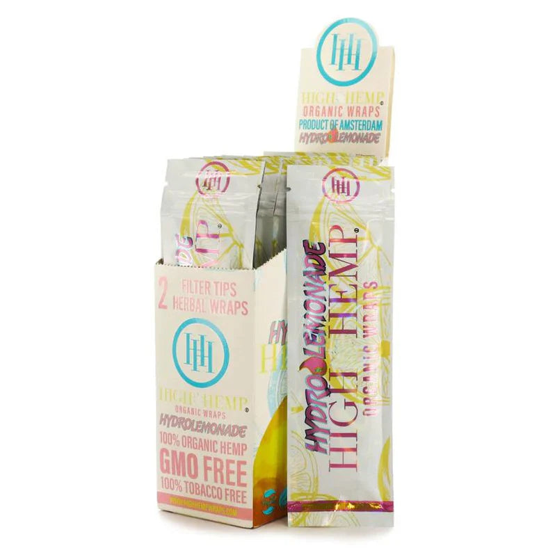 High Hemp | Organic Wraps Wraps – 2 Count (25 Packs / Box)
