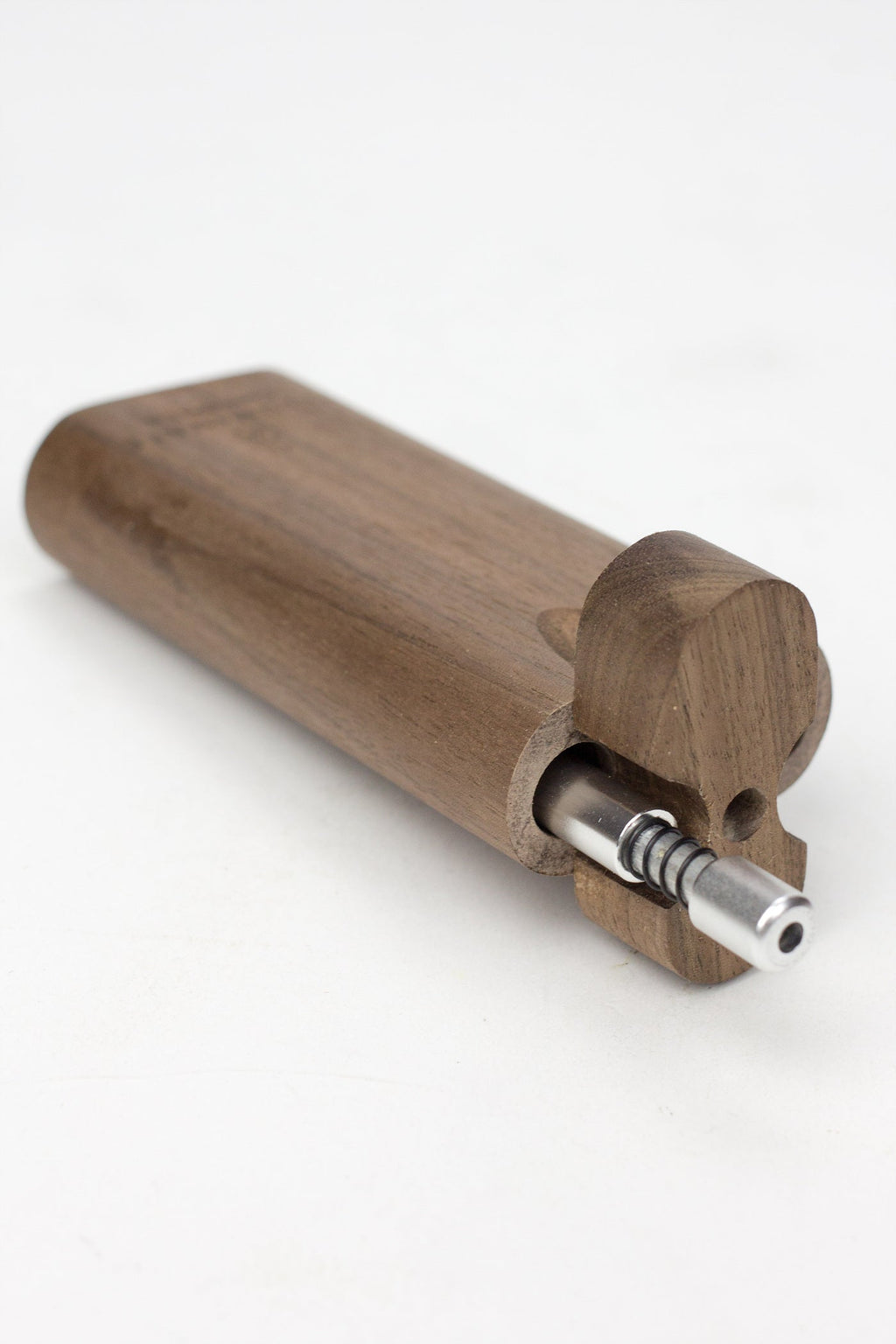 Walnut Dugout with Anodized Spring One hitter