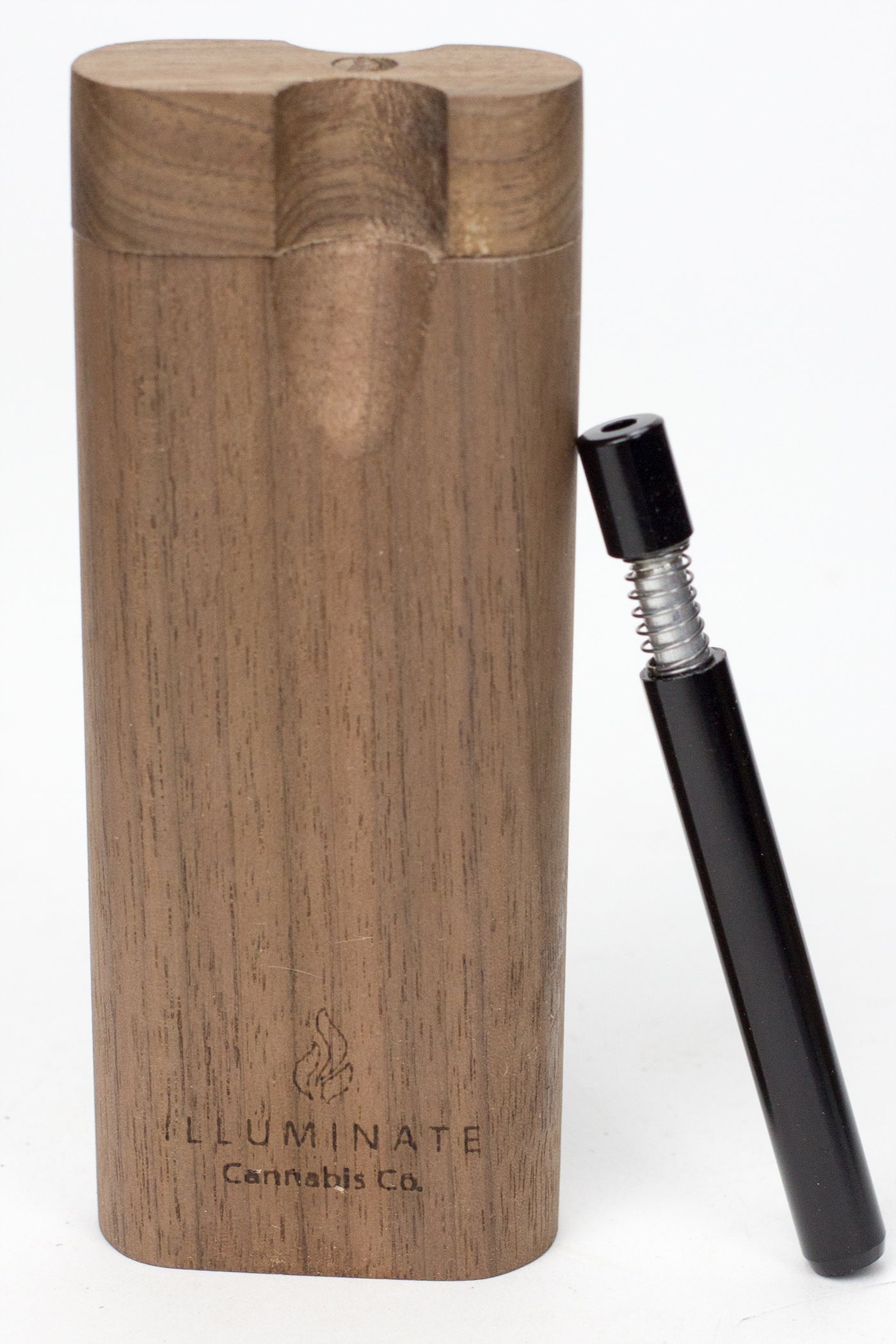 Walnut Dugout with Anodized Spring One hitter