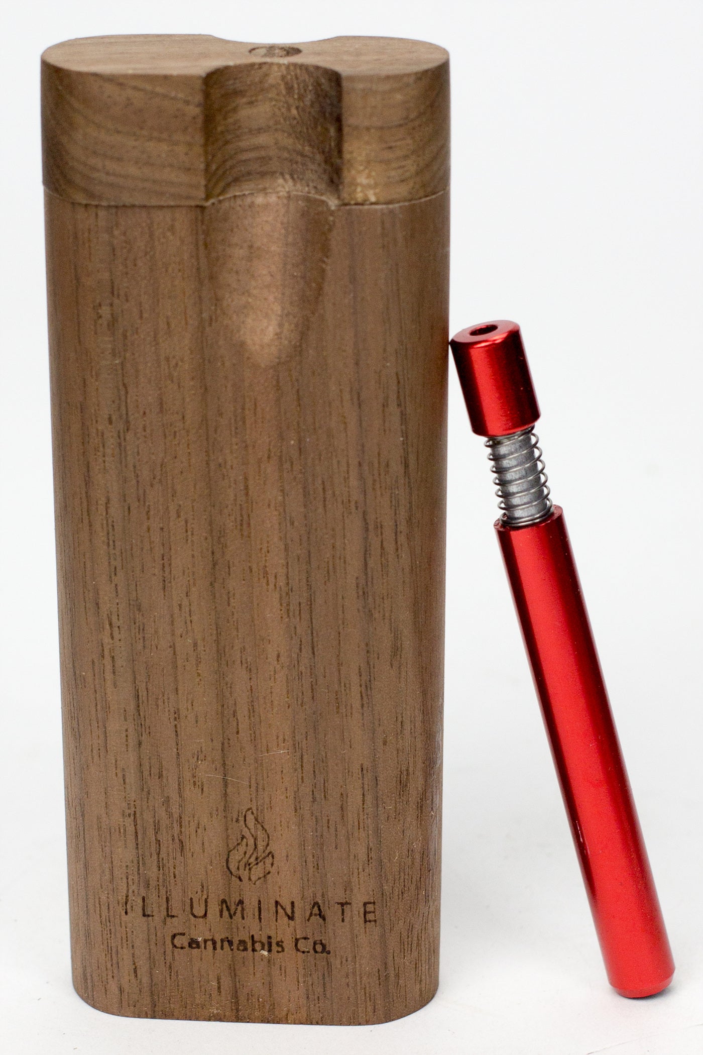 Walnut Dugout with Anodized Spring One hitter