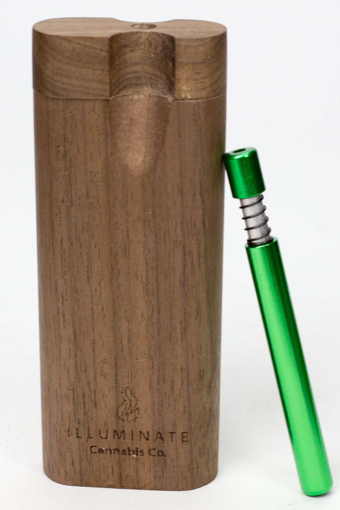 Walnut Dugout with Anodized Spring One hitter