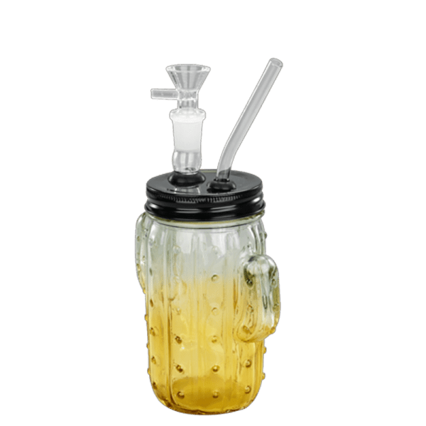 TOPPUFF® | 5″ Cactus Glass Bong – Surface Plating Colors [JTOP01.1004]