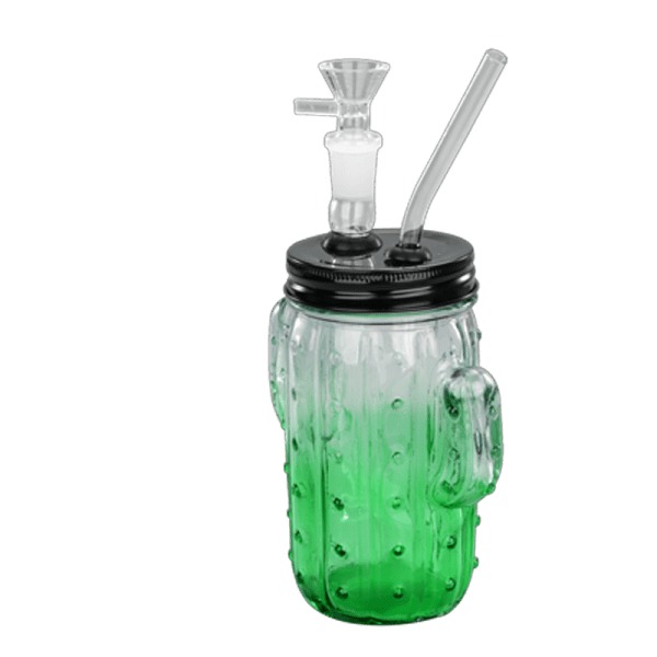 TOPPUFF® | 5″ Cactus Glass Bong – Surface Plating Colors [JTOP01.1004]