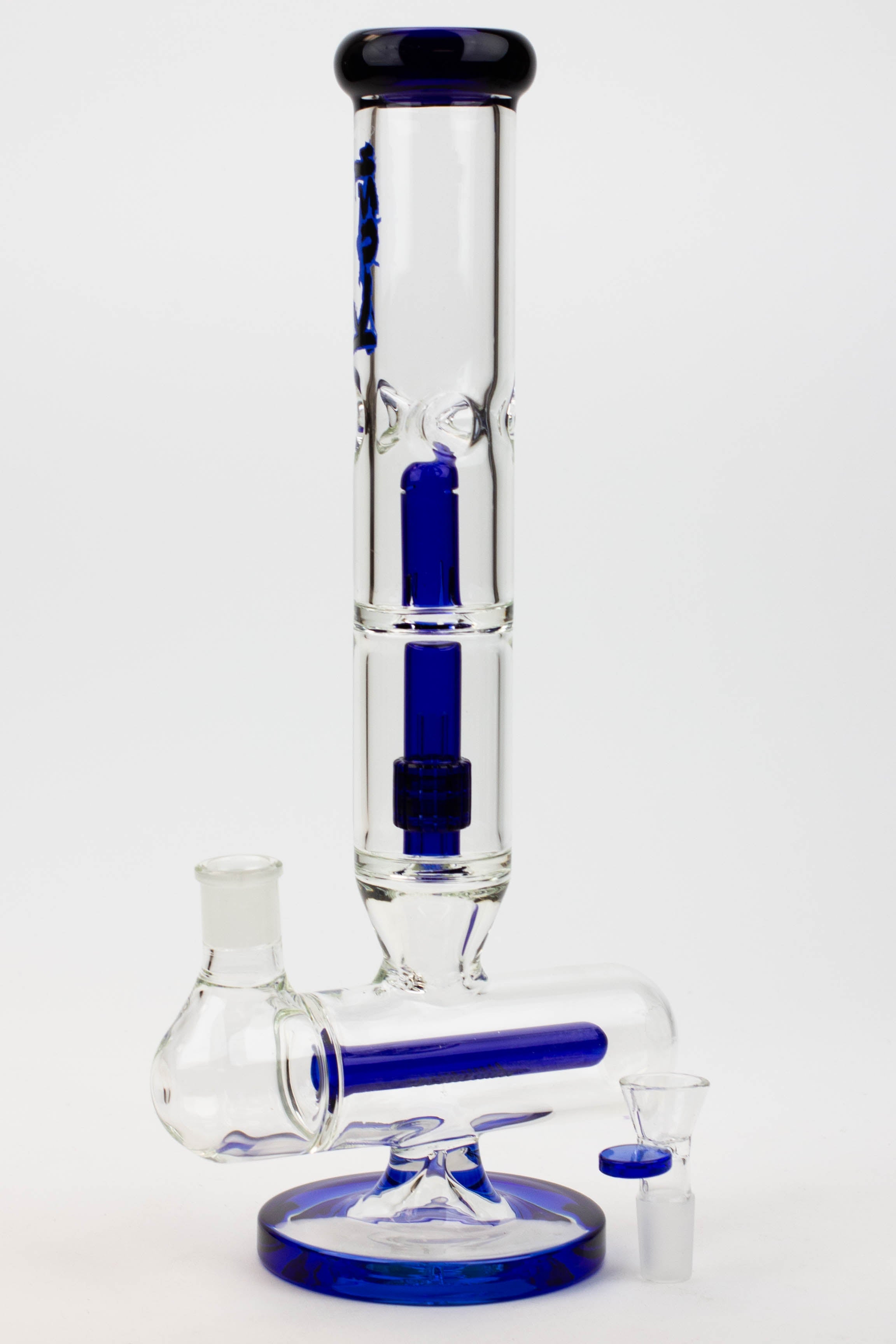 14" KUSH inline diffuser / splash guard / 7 mm / glass bong [K5003]