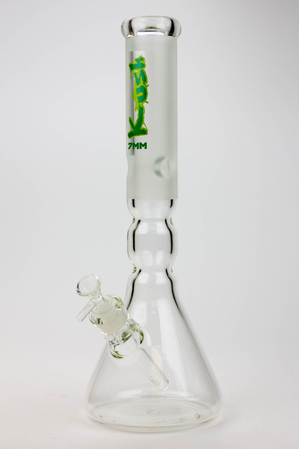 16" KUSH / 7mm / curved tube glass water bong