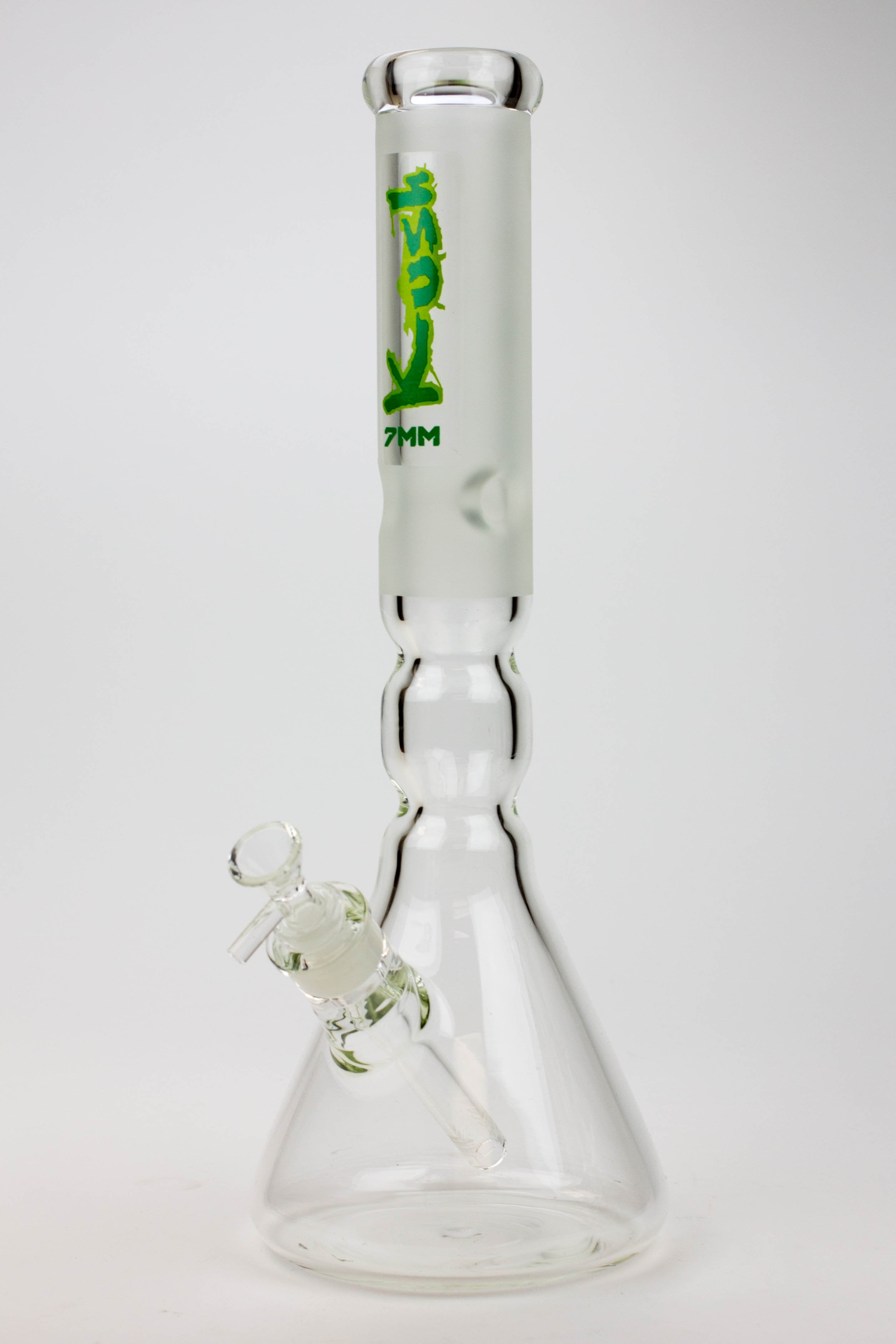 16" KUSH / 7mm / curved tube glass water bong