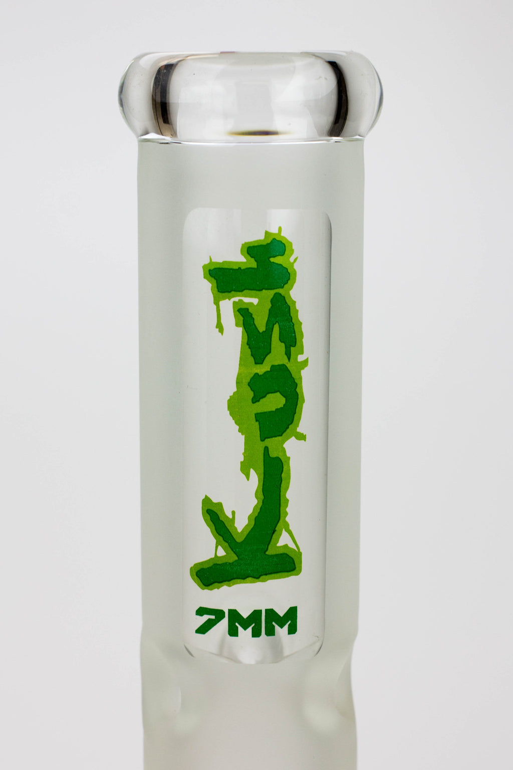 16" KUSH / 7mm / curved tube glass water bong