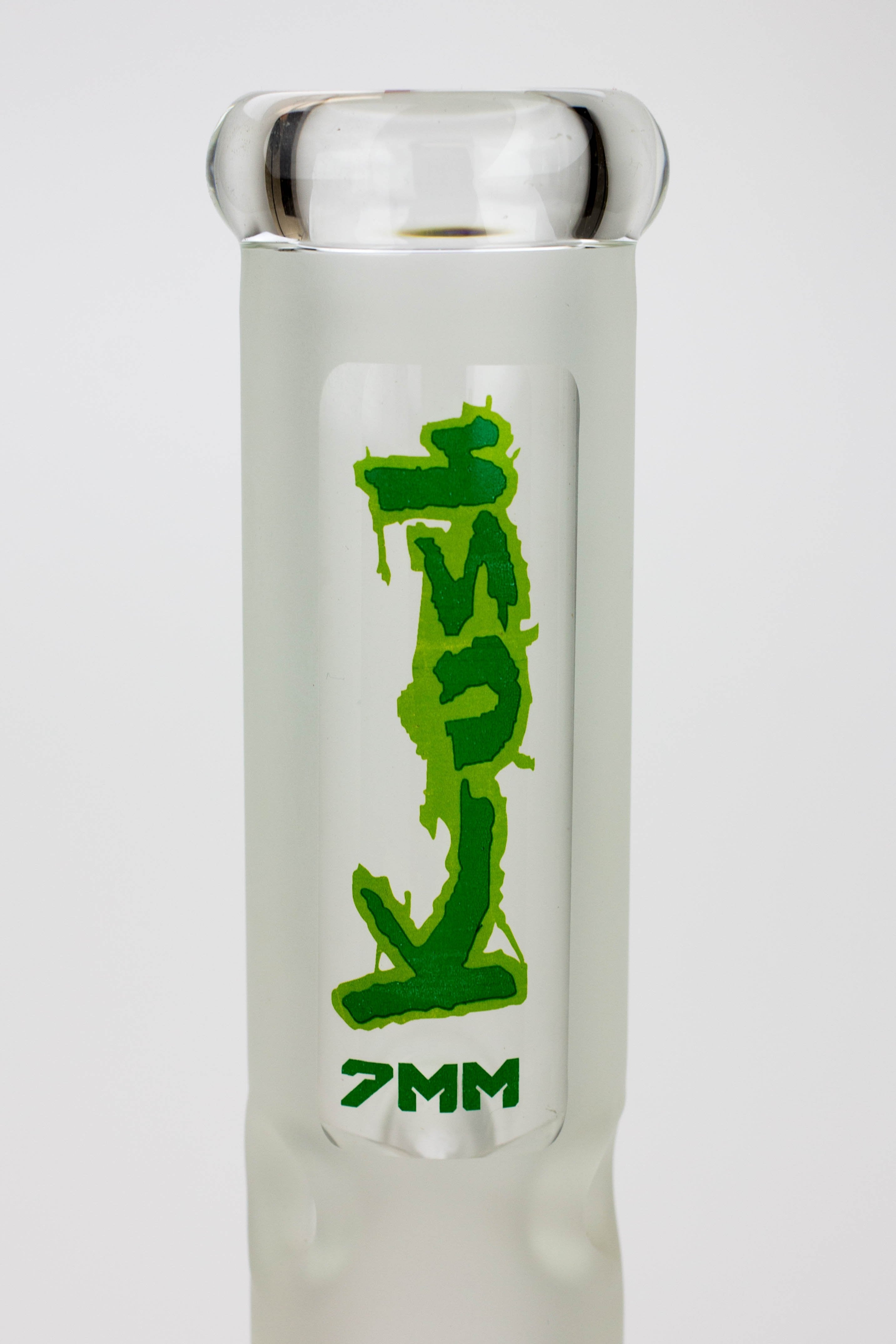 16" KUSH / 7mm / curved tube glass water bong
