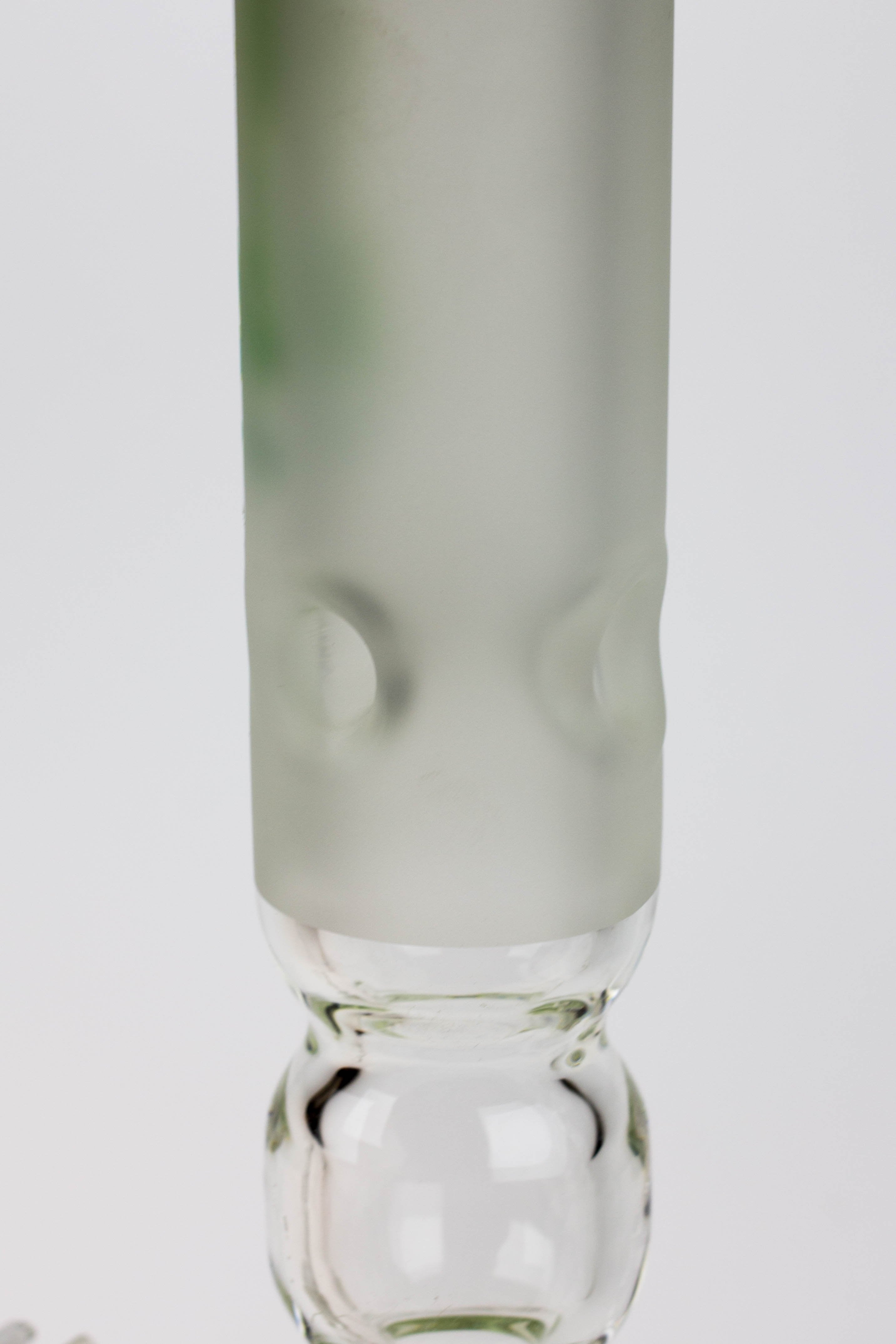 16" KUSH / 7mm / curved tube glass water bong