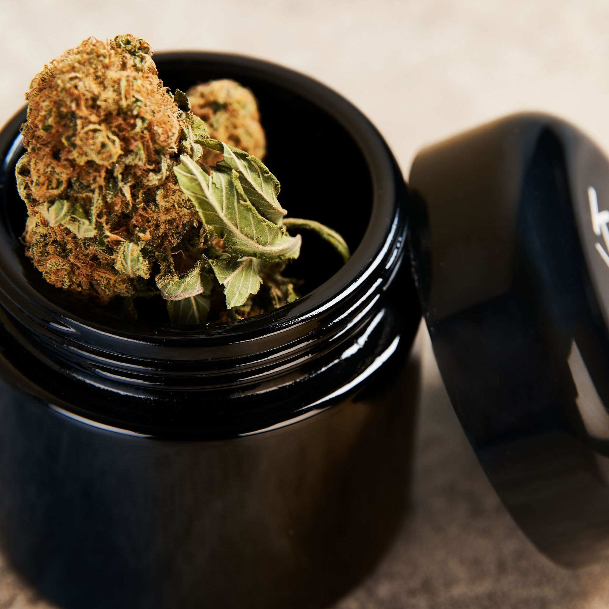The Blackout | Small UV Glass Stash Jar