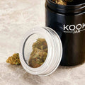 The Tower | Large Glass Stash Jar with 5x Magnifying Lid