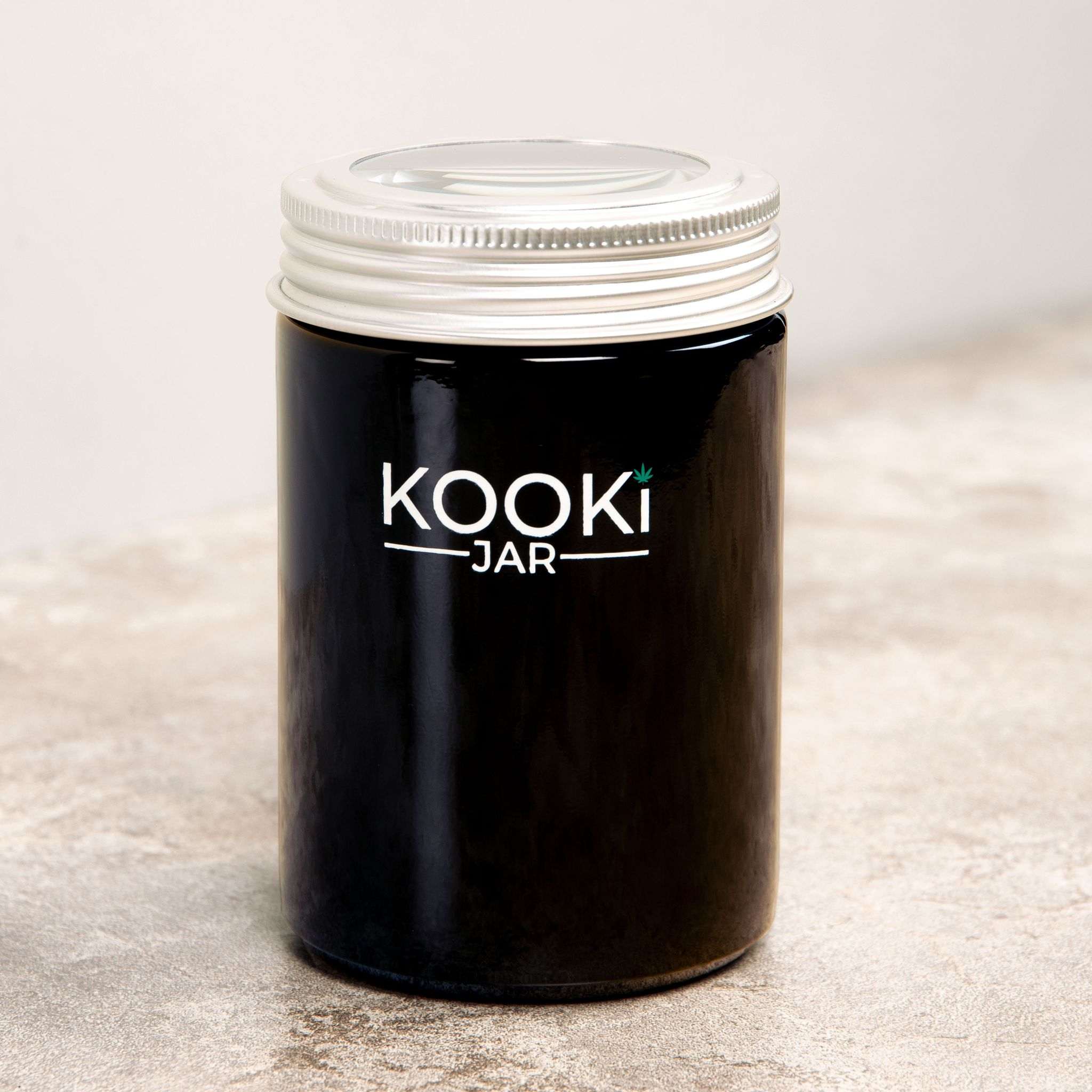 The Tower | Large Glass Stash Jar with 5x Magnifying Lid