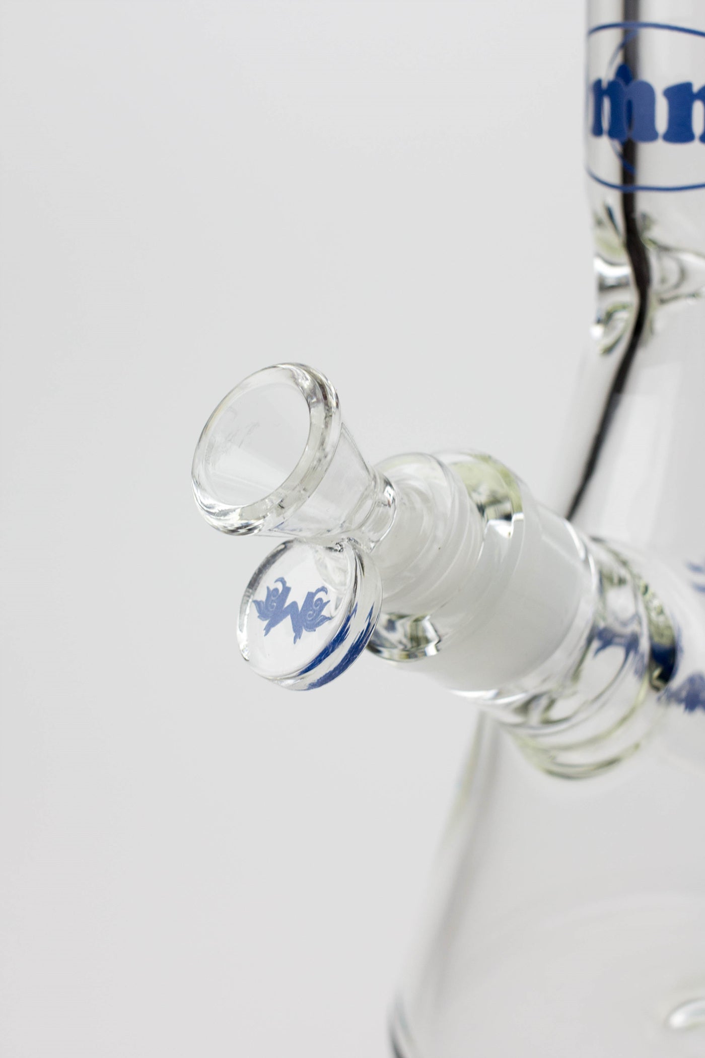 16" glass / 9 mm / beaker glass water bong-Clear