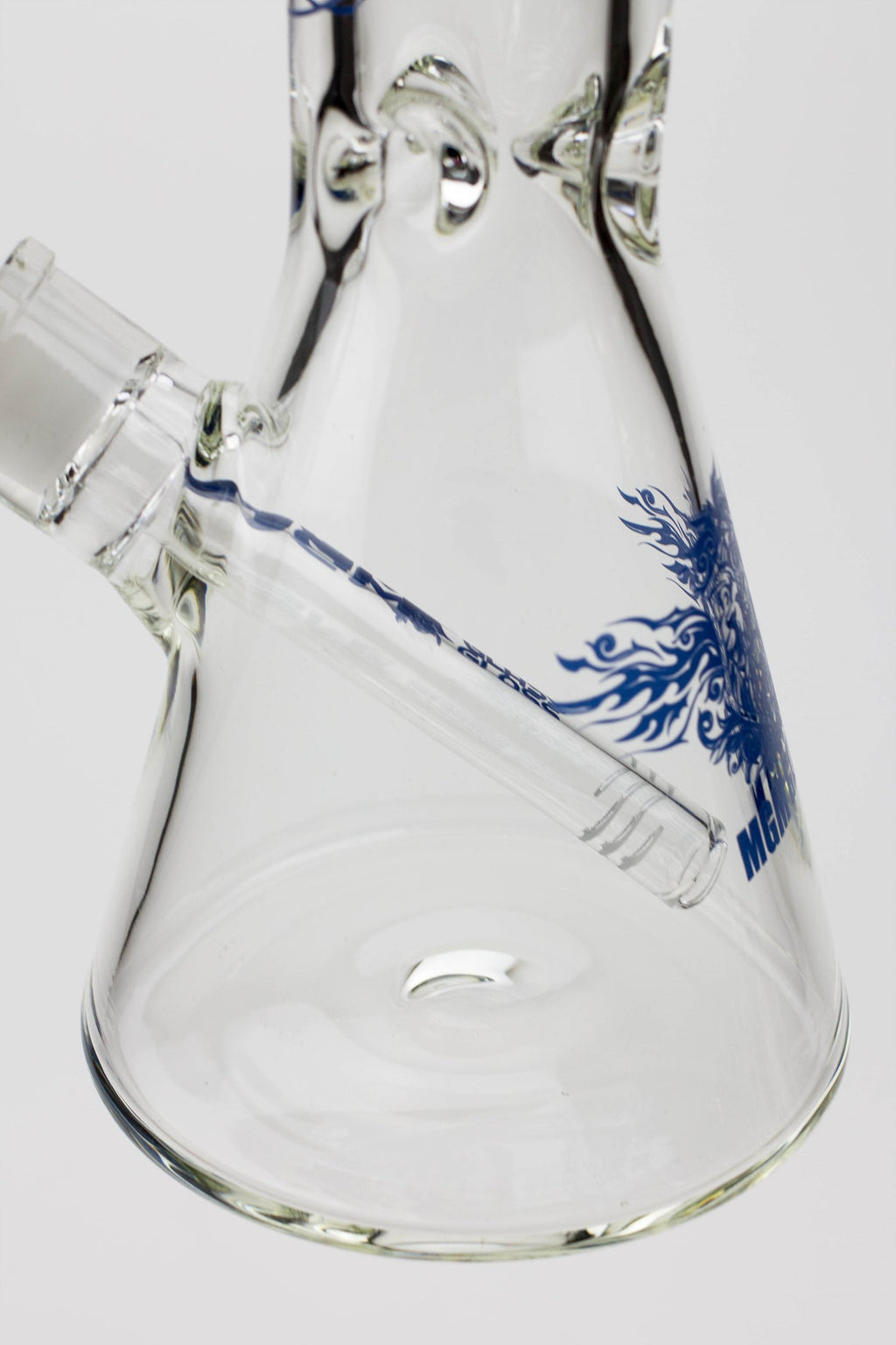 16" glass / 9 mm / beaker glass water bong-Clear