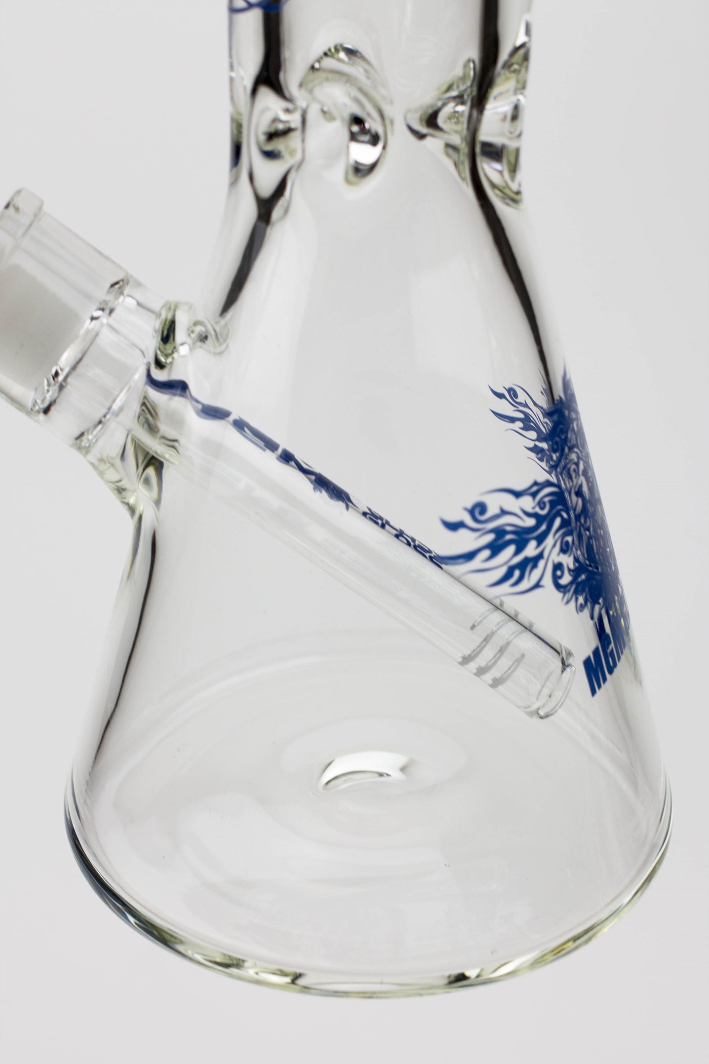 16" glass / 9 mm / beaker glass water bong-Clear