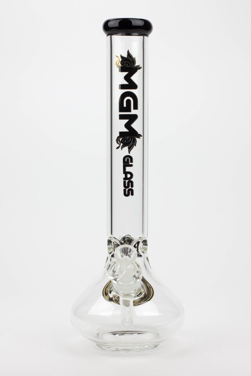 16" glass / 7 mm / rounded base water bong