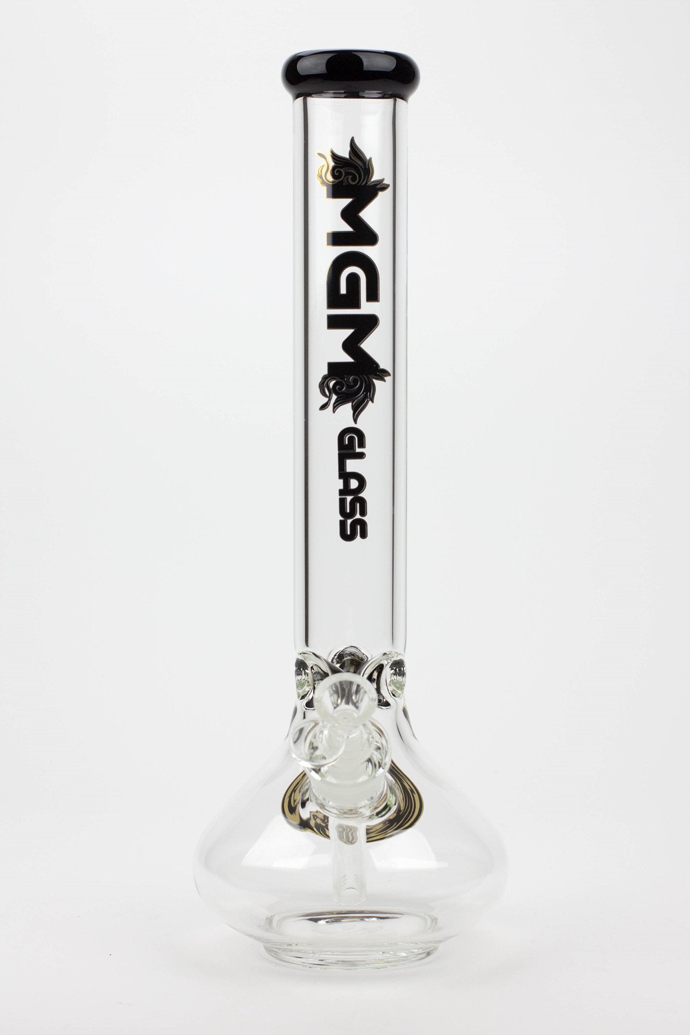 16" glass / 7 mm / rounded base water bong
