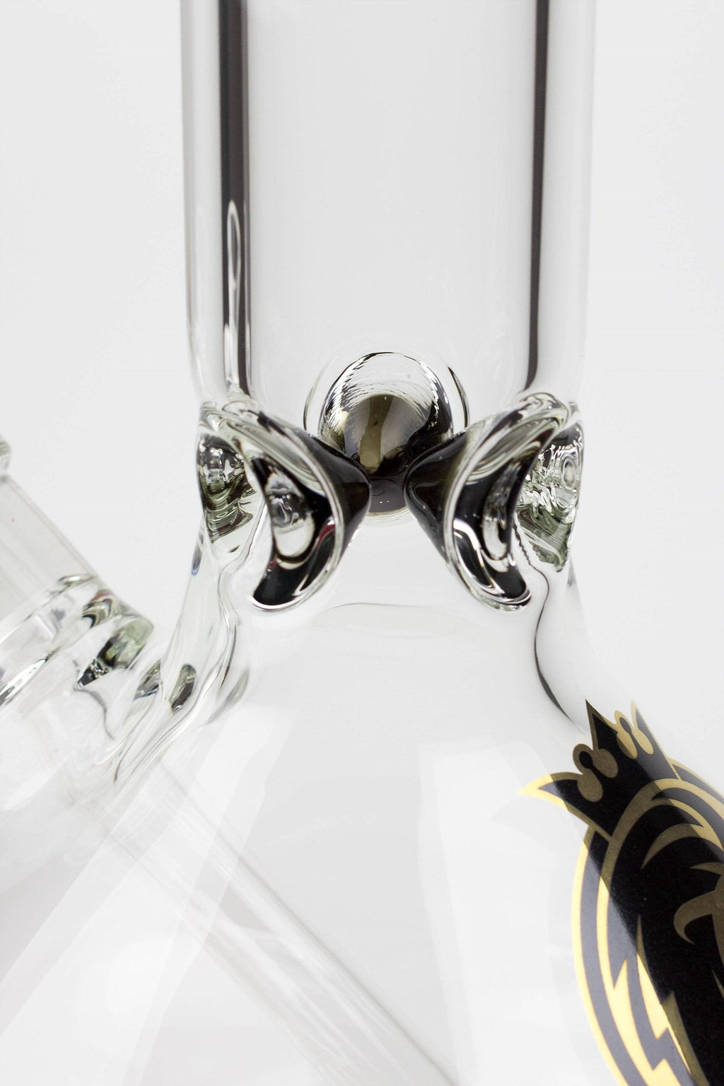 16" glass / 7 mm / rounded base water bong