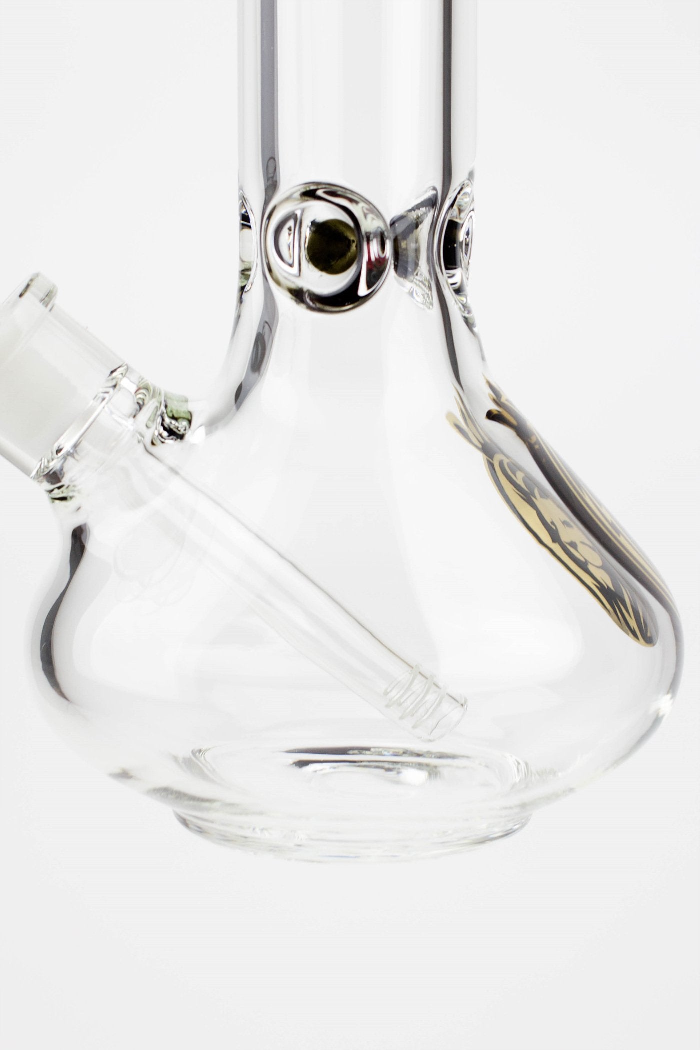 16" glass / 7 mm / rounded base water bong
