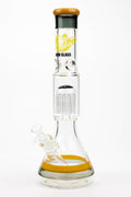 16"  glass / 7 mm / single tree arm glass water bong