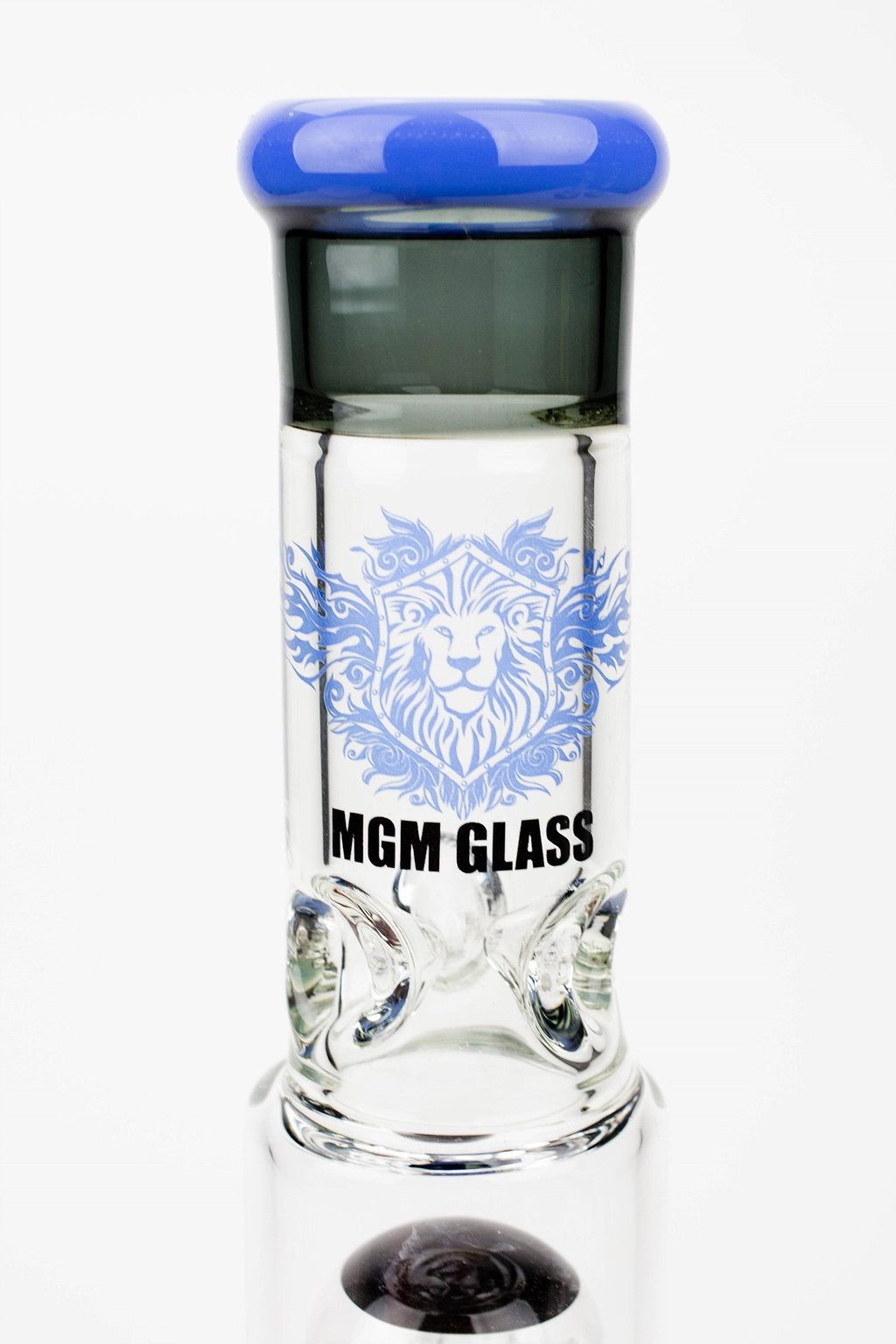 16"  glass / 7 mm / single tree arm glass water bong